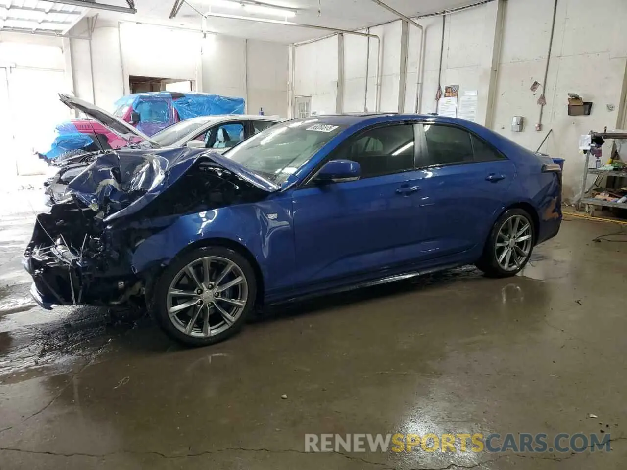 1 Photograph of a damaged car 1G6DC5RK9M0106997 CADILLAC CT4 2021