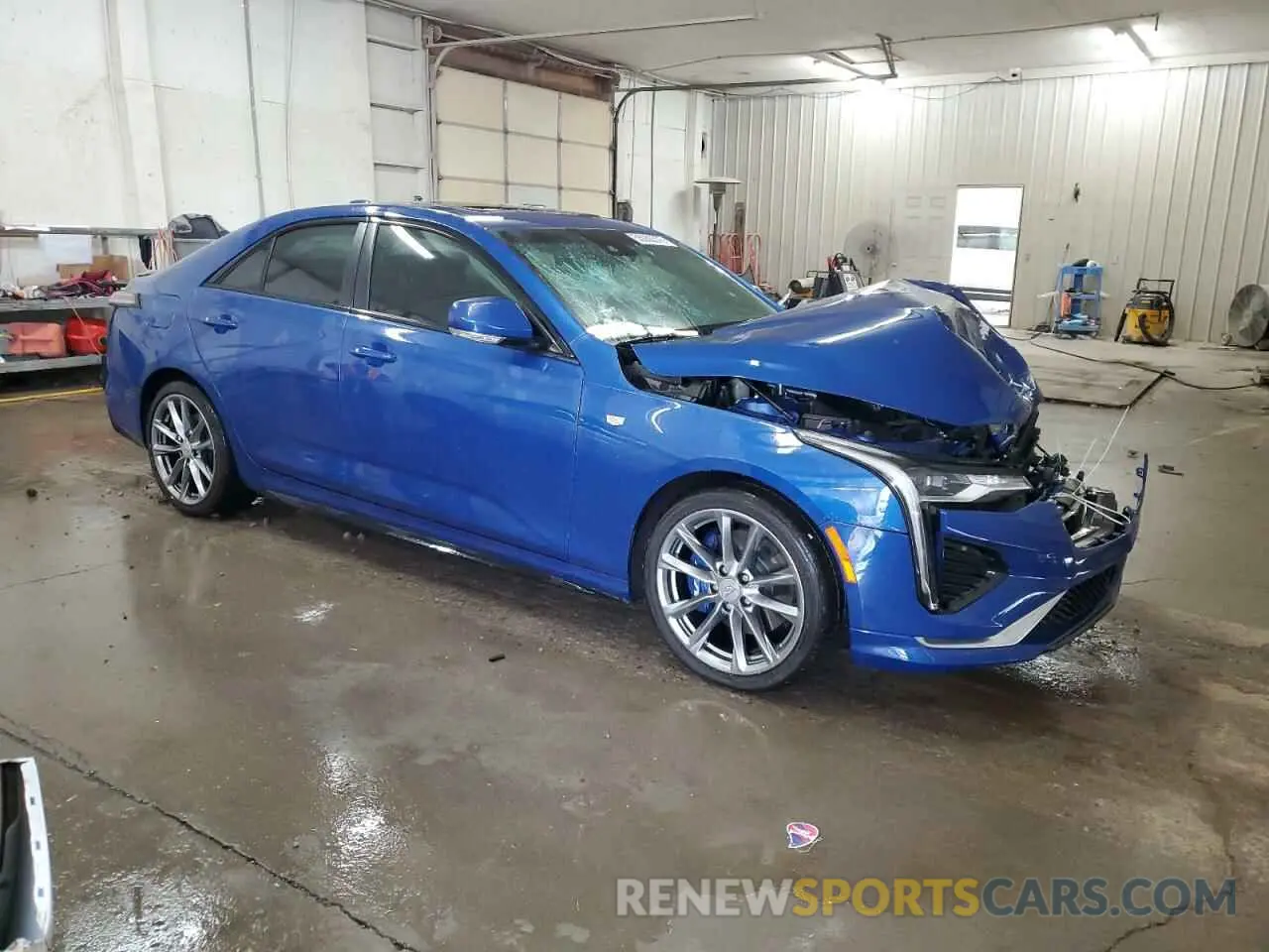 4 Photograph of a damaged car 1G6DC5RK9M0106997 CADILLAC CT4 2021