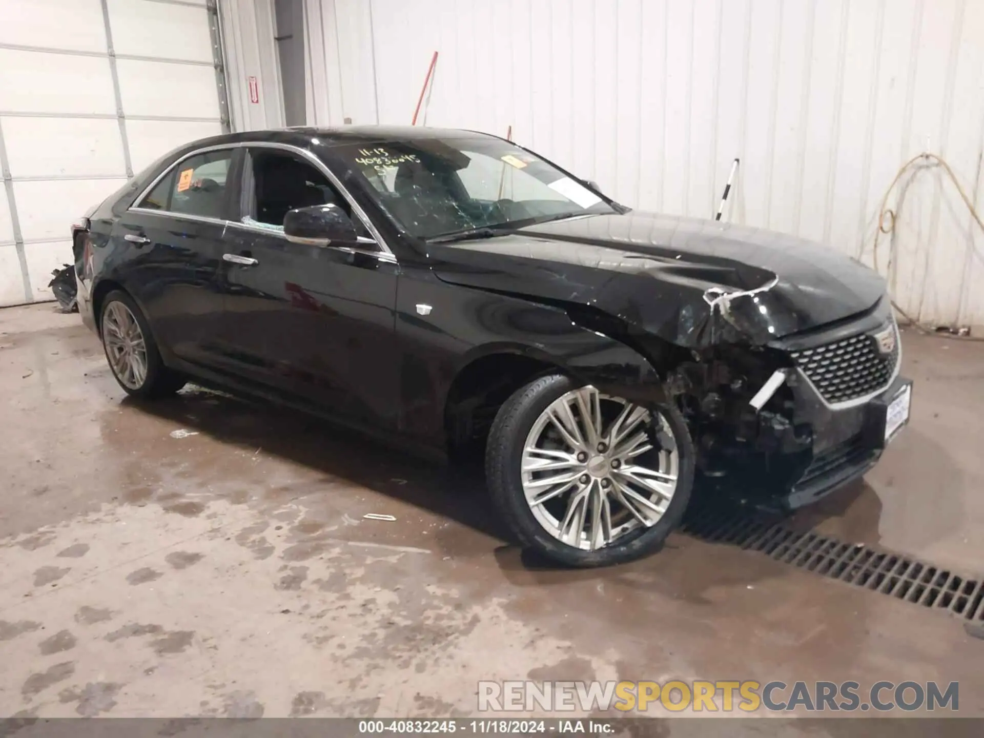 1 Photograph of a damaged car 1G6DF5RK6M0133758 CADILLAC CT4 2021