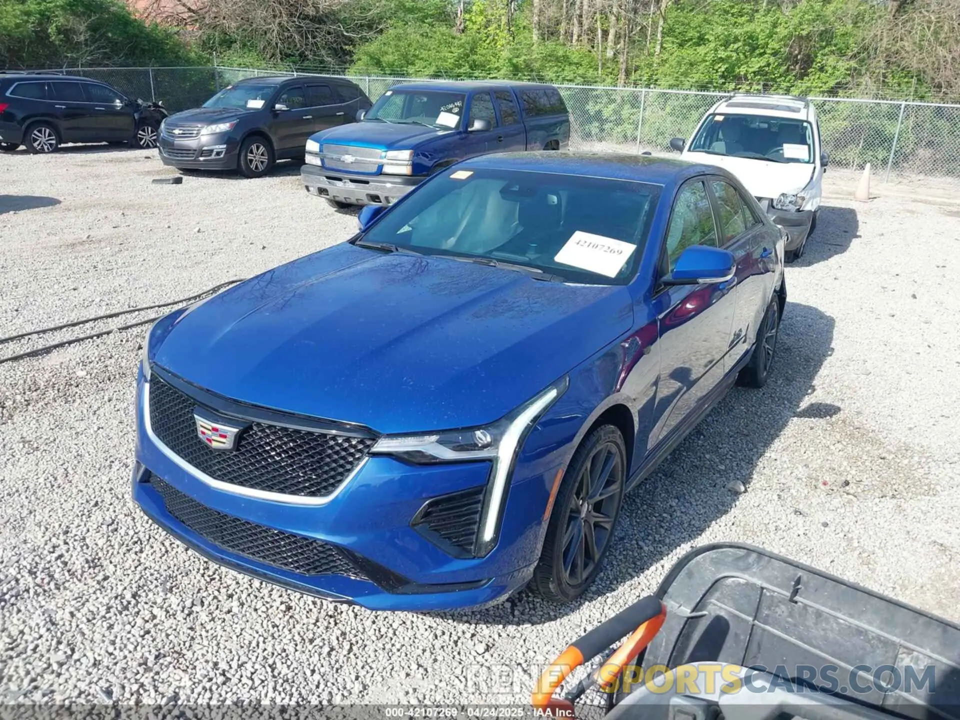 2 Photograph of a damaged car 1G6DG5RK6M0120750 CADILLAC CT4 2021