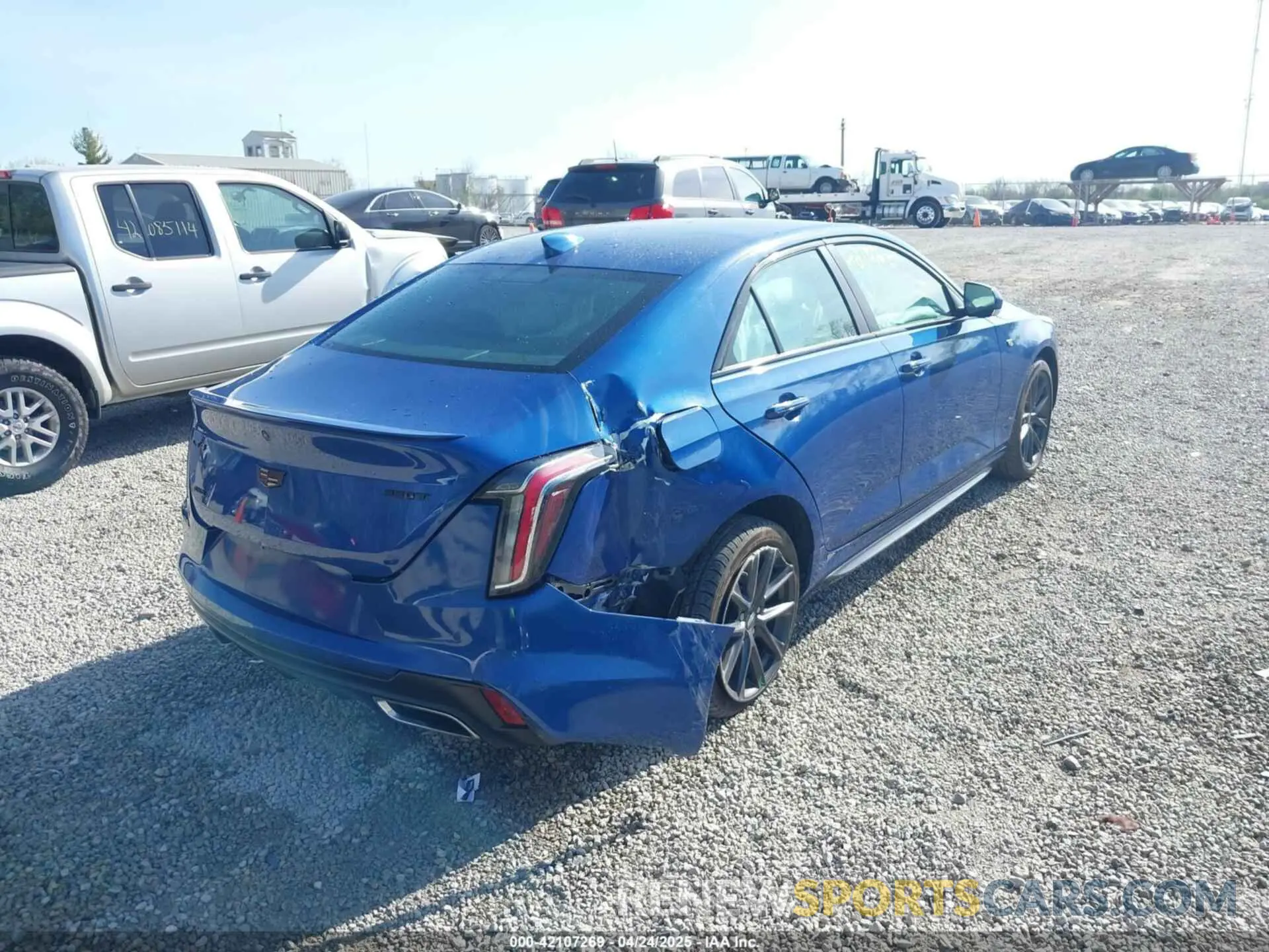 4 Photograph of a damaged car 1G6DG5RK6M0120750 CADILLAC CT4 2021