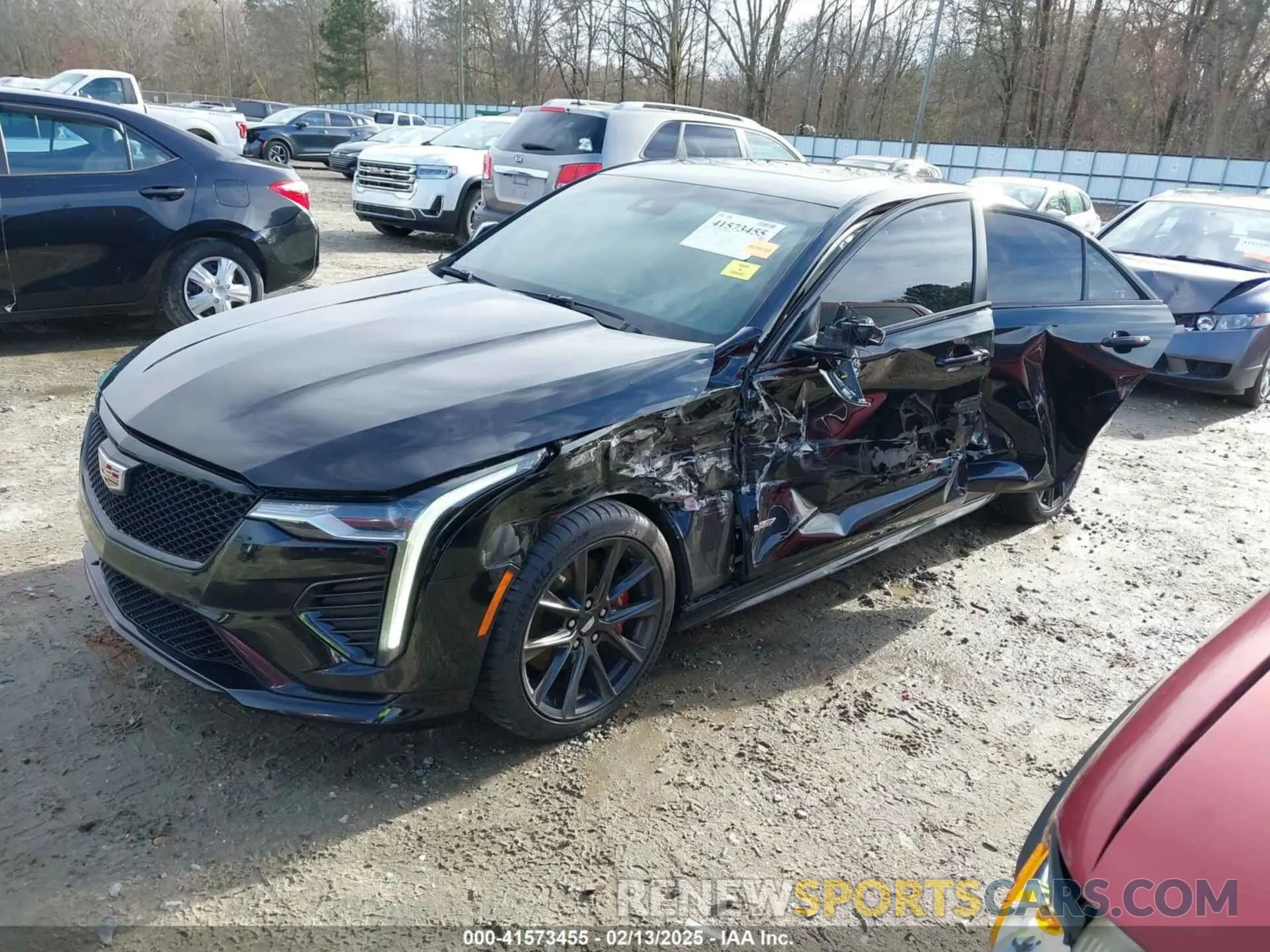2 Photograph of a damaged car 1G6DH5RL4M0124480 CADILLAC CT4 2021