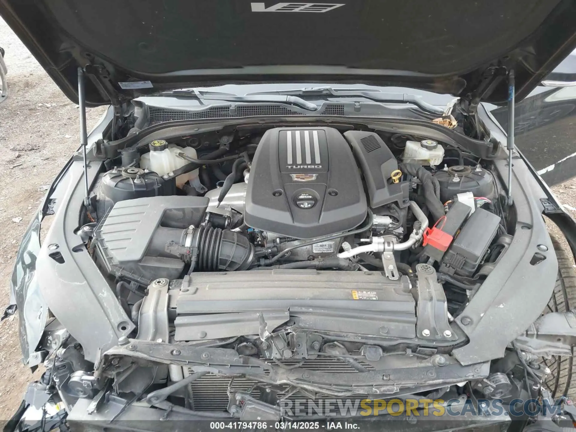 10 Photograph of a damaged car 1G6DH5RL9M0128623 CADILLAC CT4 2021
