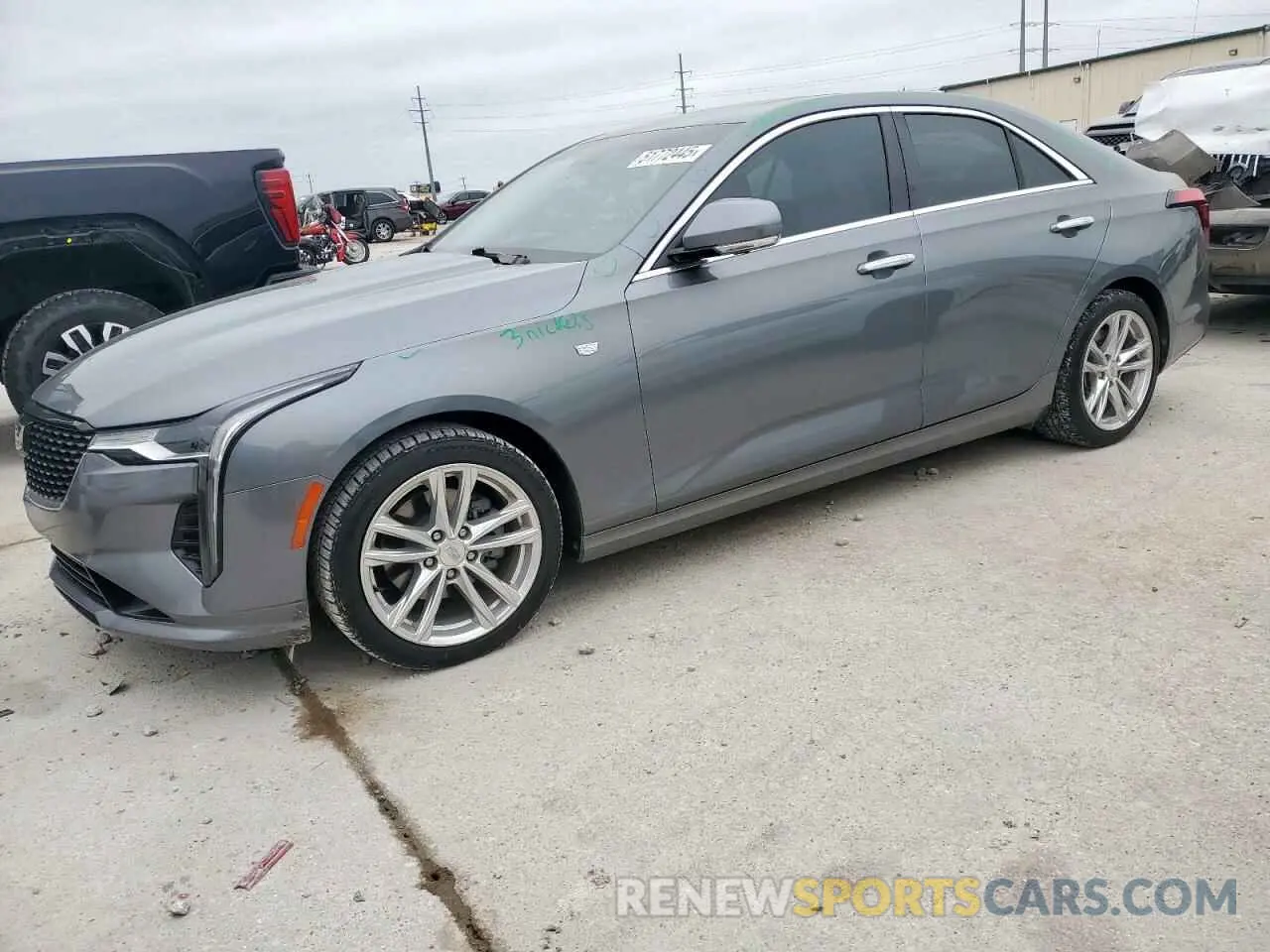 1 Photograph of a damaged car 1G6DJ5RK3M0112719 CADILLAC CT4 2021