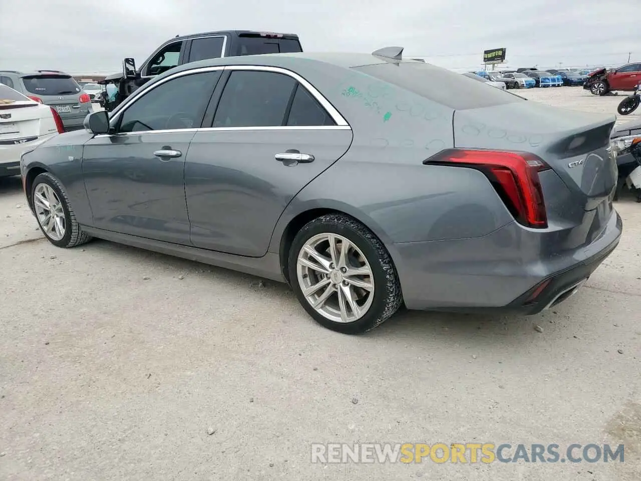 2 Photograph of a damaged car 1G6DJ5RK3M0112719 CADILLAC CT4 2021