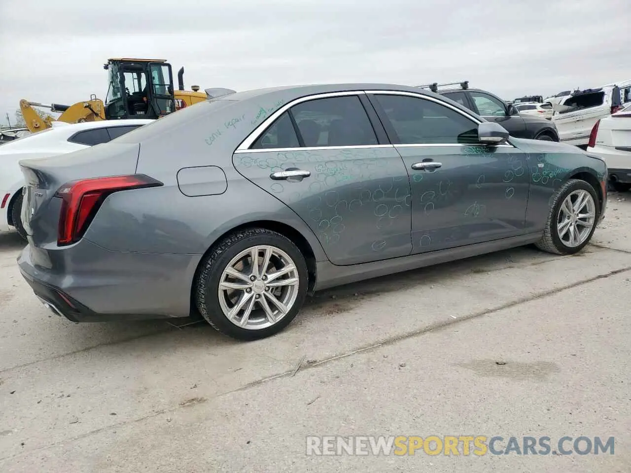 3 Photograph of a damaged car 1G6DJ5RK3M0112719 CADILLAC CT4 2021