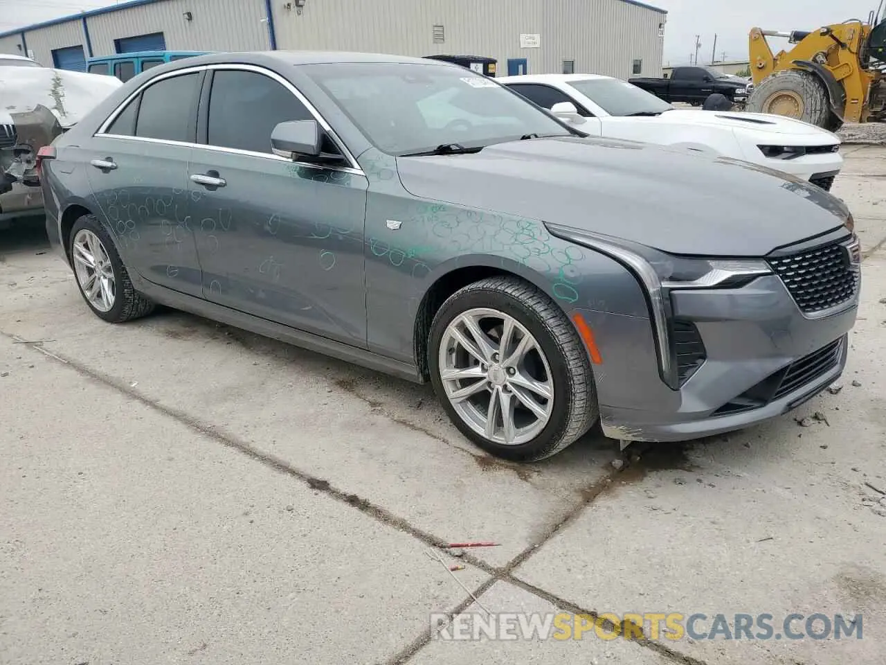 4 Photograph of a damaged car 1G6DJ5RK3M0112719 CADILLAC CT4 2021