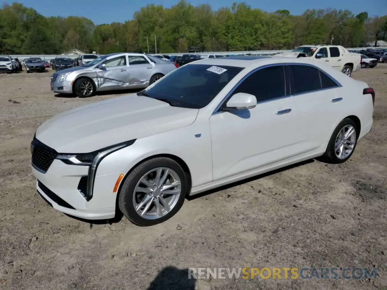1 Photograph of a damaged car 1G6DJ5RK4M0113586 CADILLAC CT4 2021
