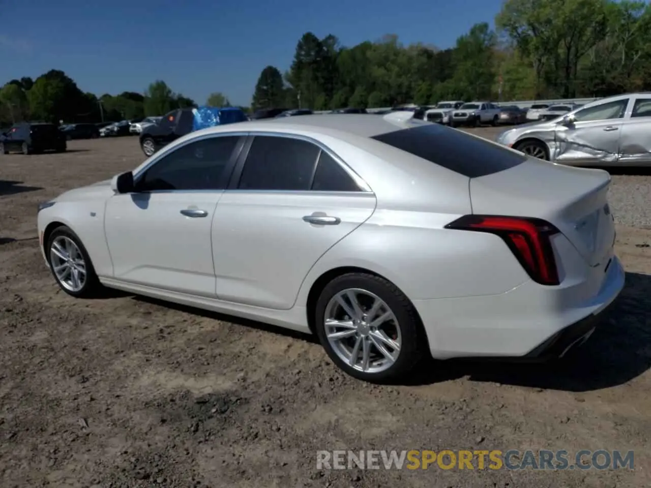 2 Photograph of a damaged car 1G6DJ5RK4M0113586 CADILLAC CT4 2021