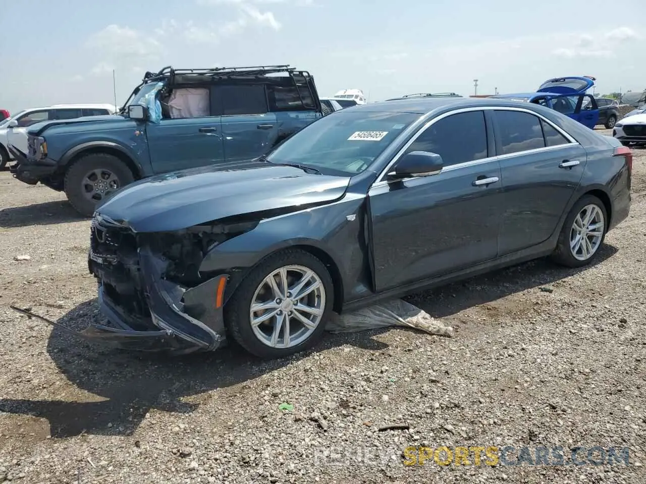 1 Photograph of a damaged car 1G6DJ5RKXM0125242 CADILLAC CT4 2021