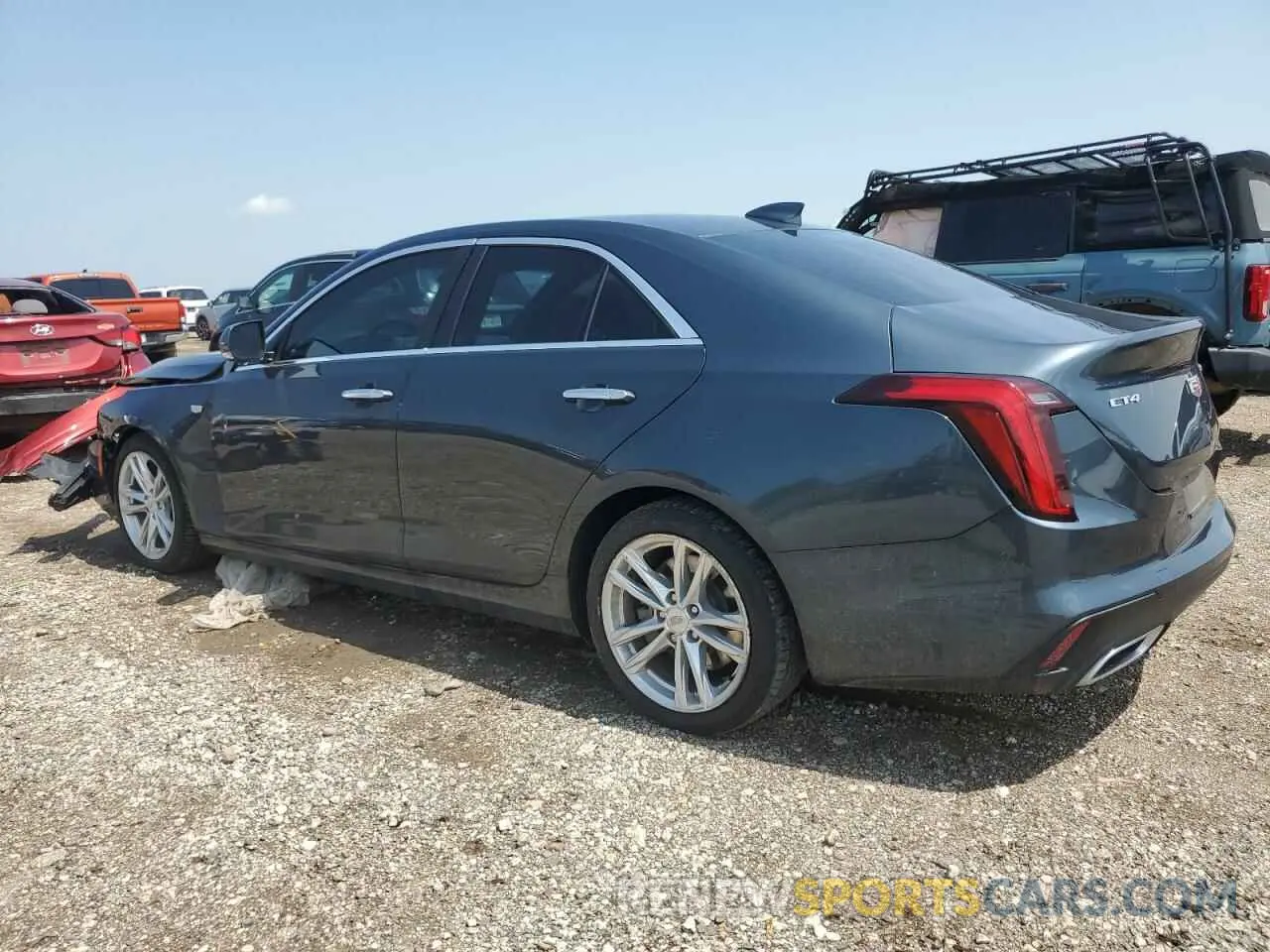 2 Photograph of a damaged car 1G6DJ5RKXM0125242 CADILLAC CT4 2021