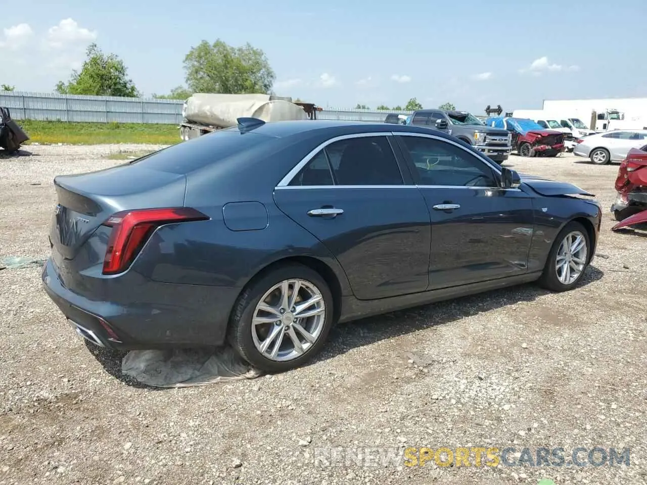 3 Photograph of a damaged car 1G6DJ5RKXM0125242 CADILLAC CT4 2021
