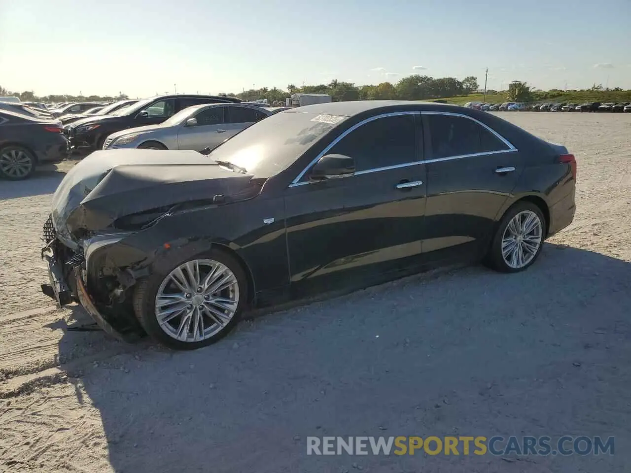 1 Photograph of a damaged car 1G6DB5RK3N0121077 CADILLAC CT4 2022