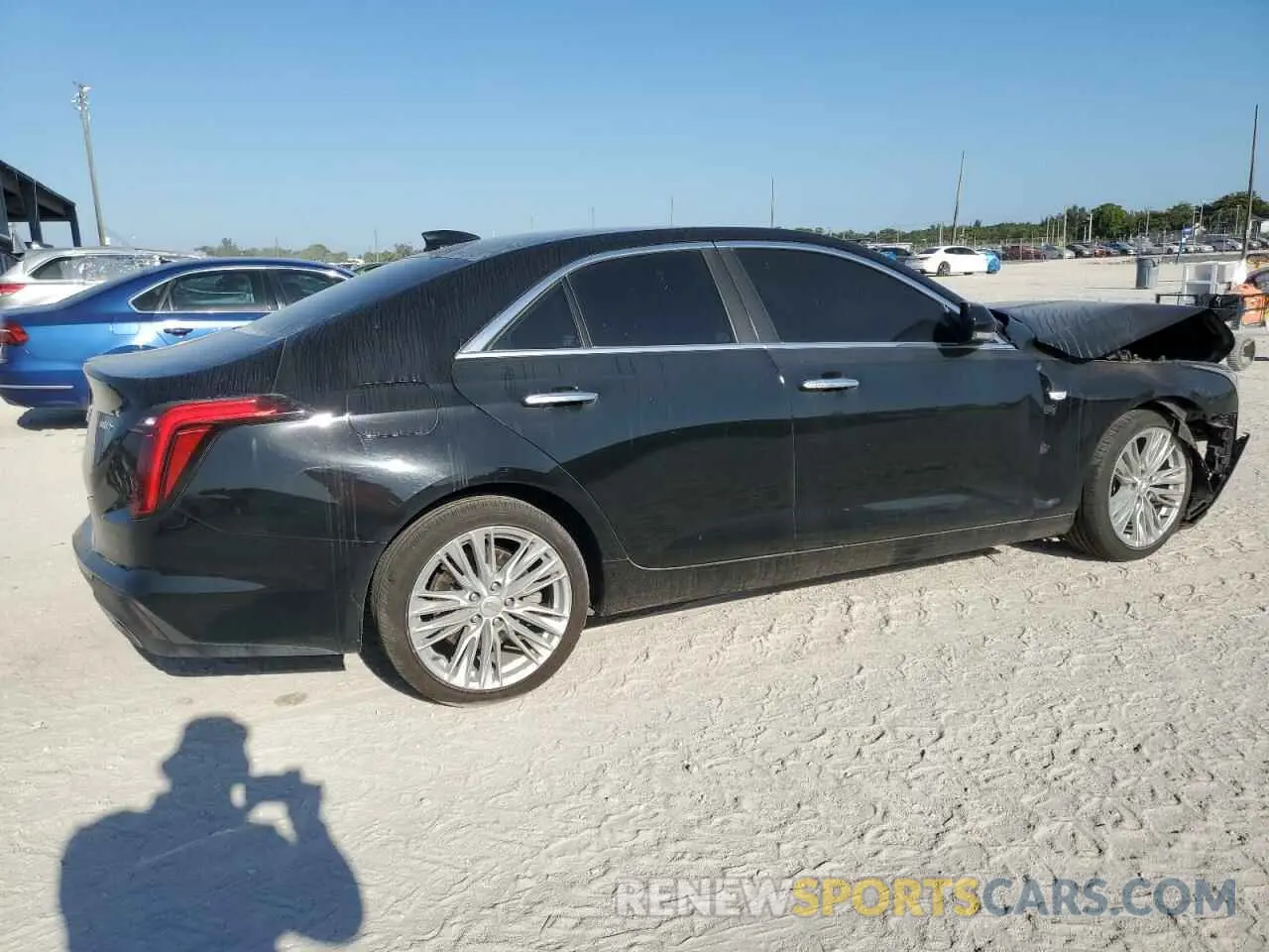 3 Photograph of a damaged car 1G6DB5RK3N0121077 CADILLAC CT4 2022
