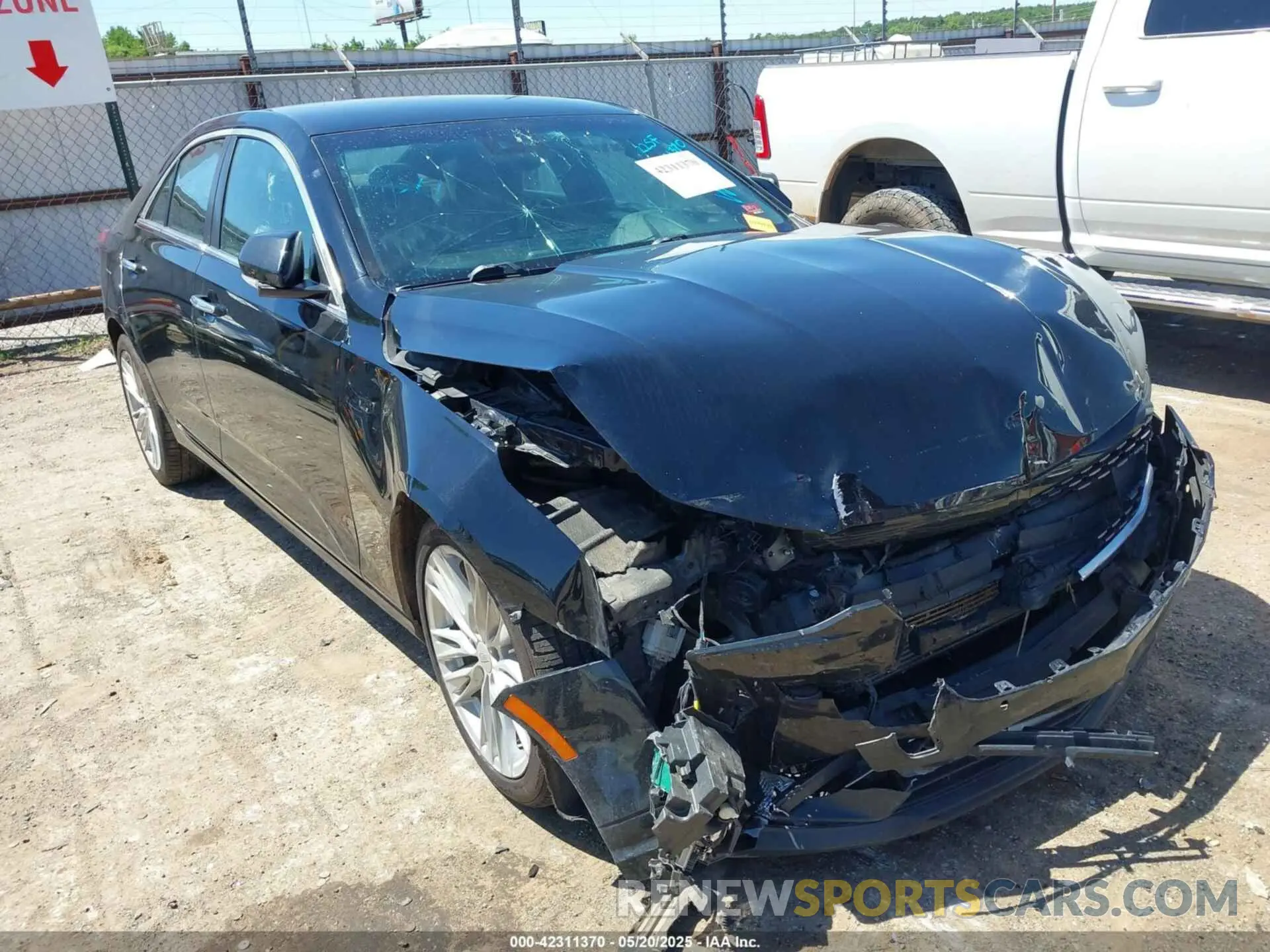 1 Photograph of a damaged car 1G6DB5RK8N0119888 CADILLAC CT4 2022