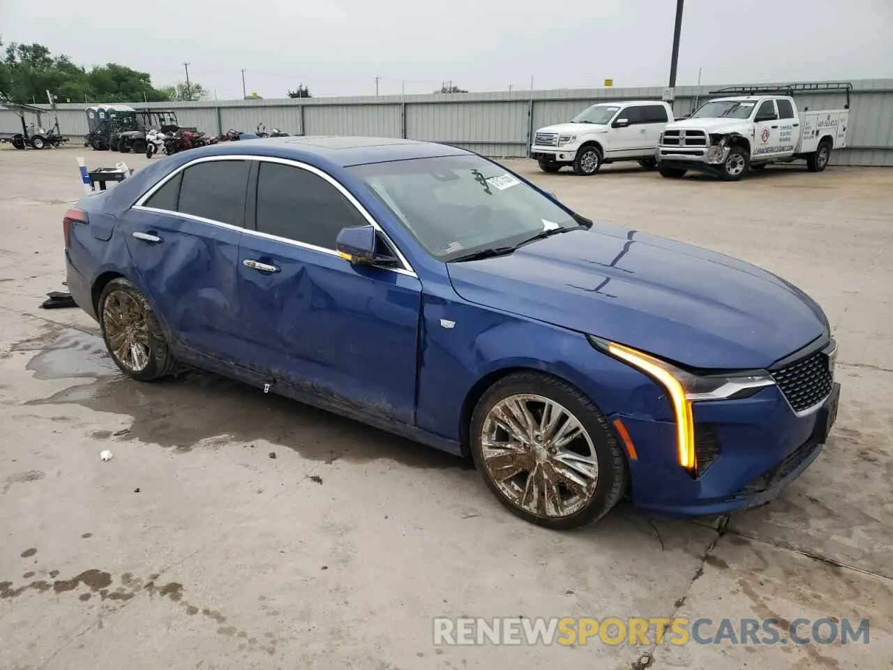 4 Photograph of a damaged car 1G6DB5RK8N0131412 CADILLAC CT4 2022