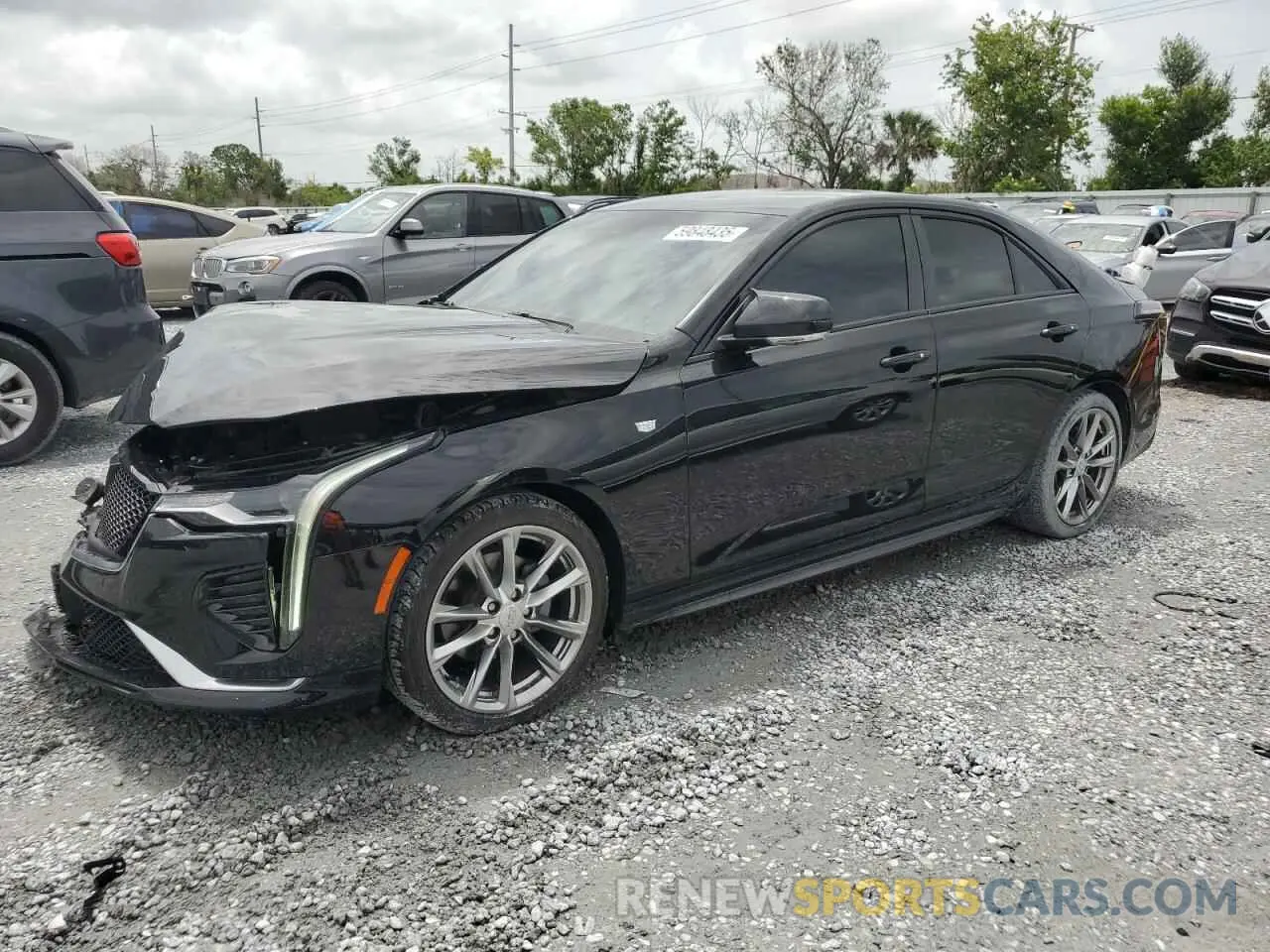 2 Photograph of a damaged car 1G6DC5RK0N0124502 CADILLAC CT4 2022