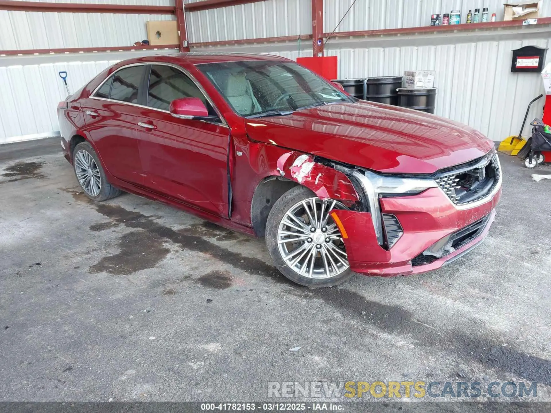 1 Photograph of a damaged car 1G6DF5RK1N0117257 CADILLAC CT4 2022