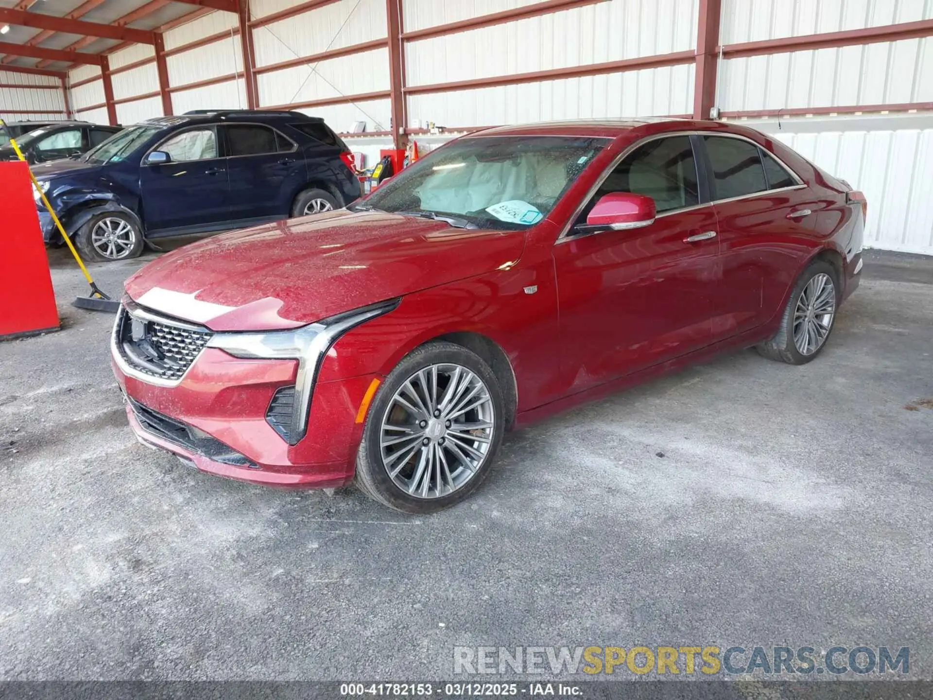 2 Photograph of a damaged car 1G6DF5RK1N0117257 CADILLAC CT4 2022