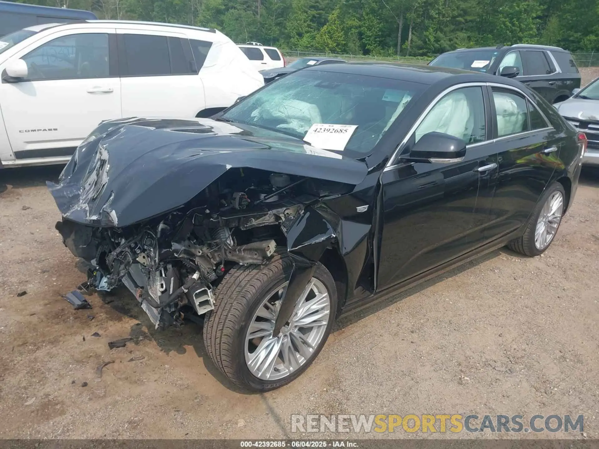 2 Photograph of a damaged car 1G6DF5RK2N0118059 CADILLAC CT4 2022
