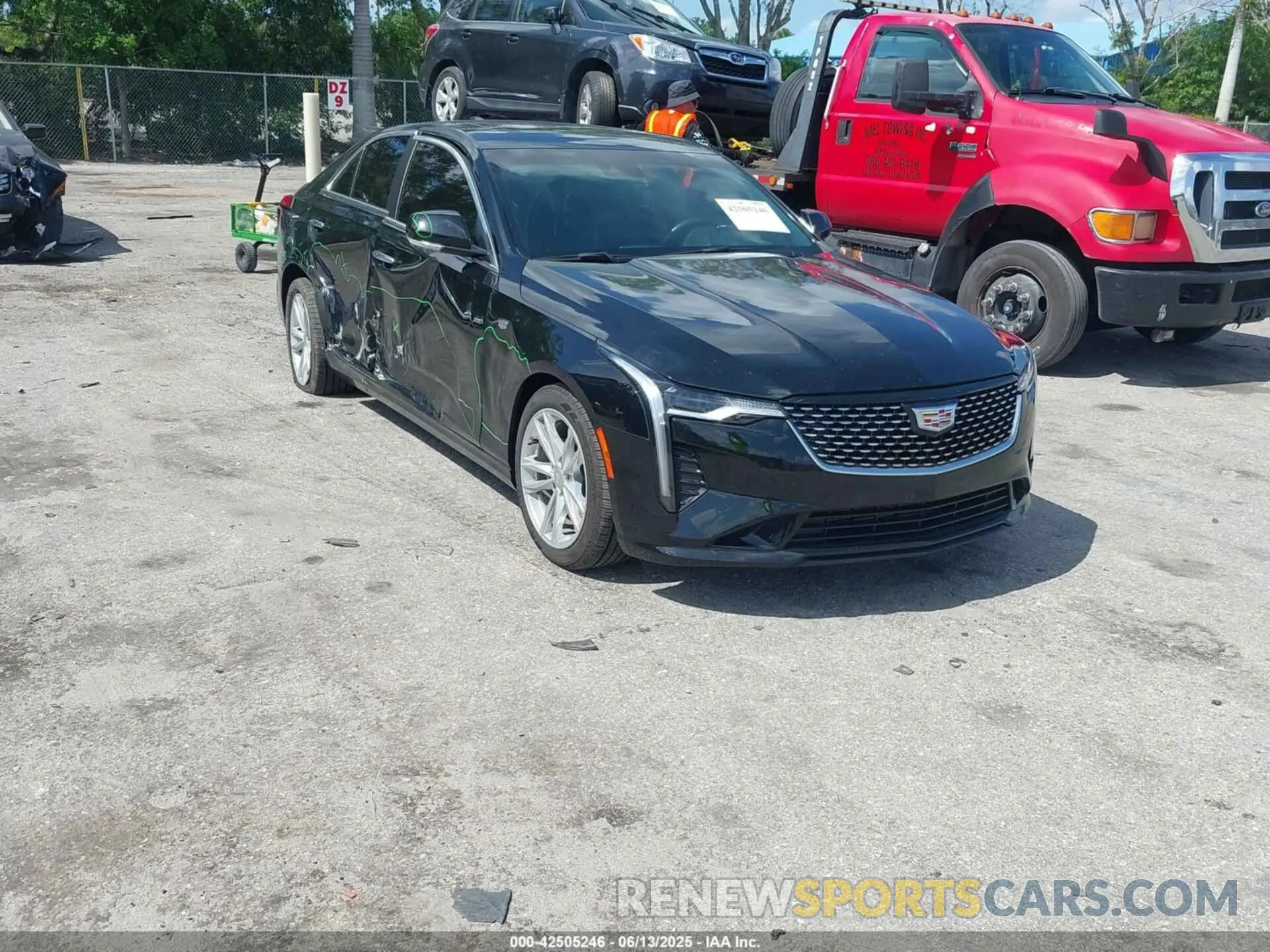 1 Photograph of a damaged car 1G6DJ5RK1N0137152 CADILLAC CT4 2022
