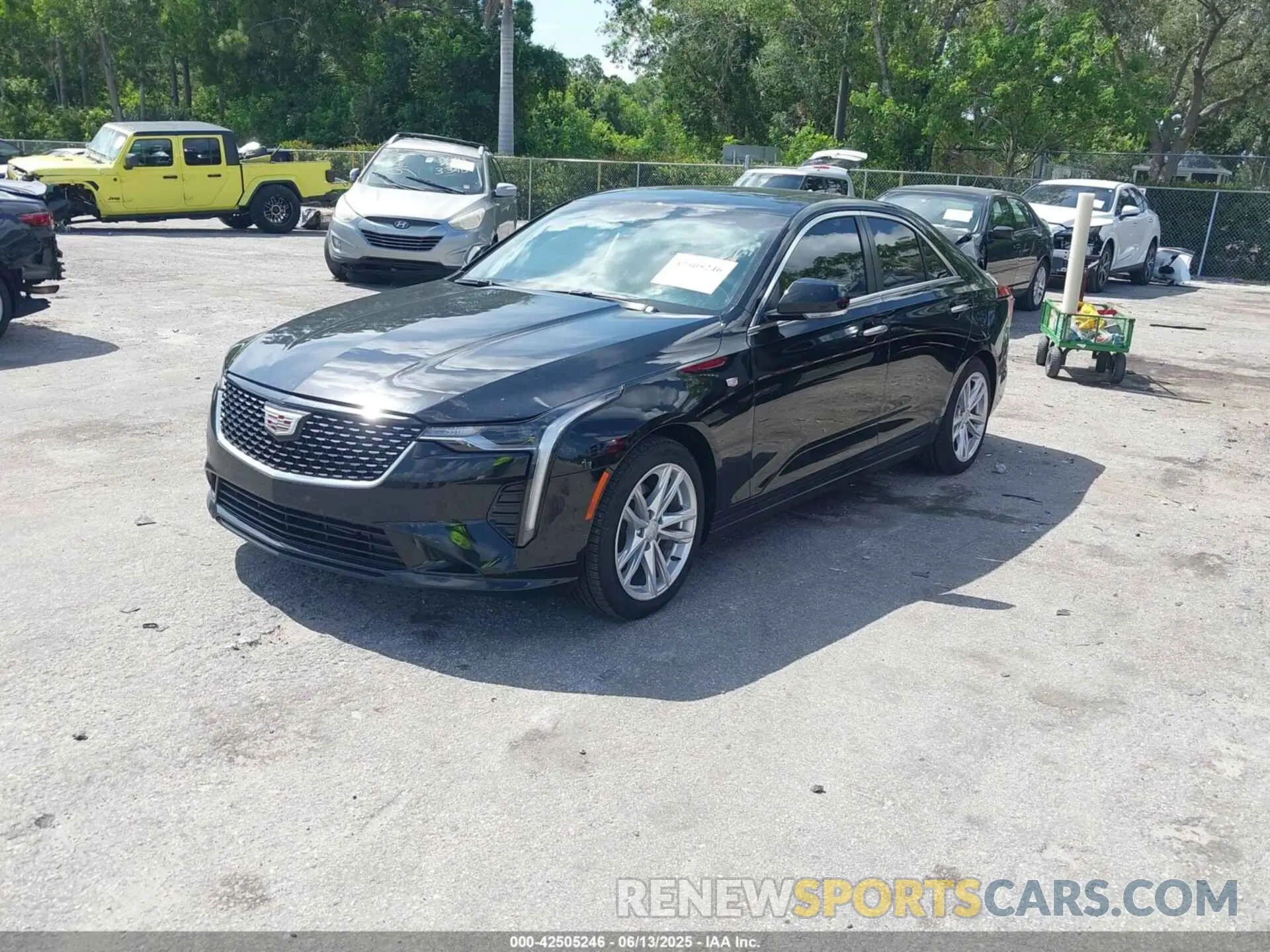 2 Photograph of a damaged car 1G6DJ5RK1N0137152 CADILLAC CT4 2022