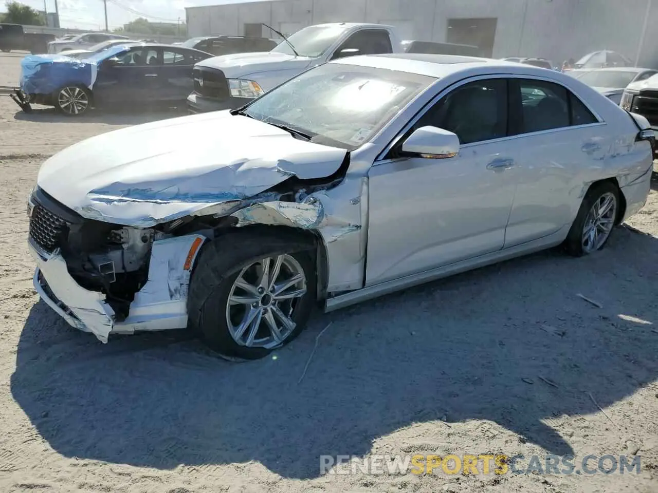 1 Photograph of a damaged car 1G6DJ5RK7N0136507 CADILLAC CT4 2022