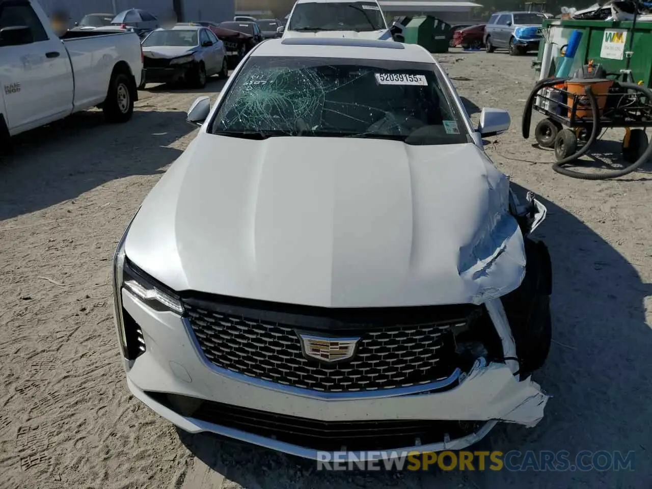 5 Photograph of a damaged car 1G6DJ5RK7N0136507 CADILLAC CT4 2022