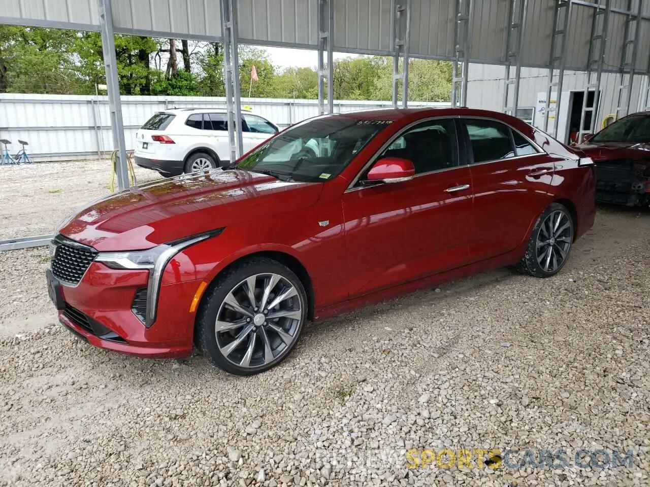 1 Photograph of a damaged car 1G6DK5RK6N0122286 CADILLAC CT4 2022