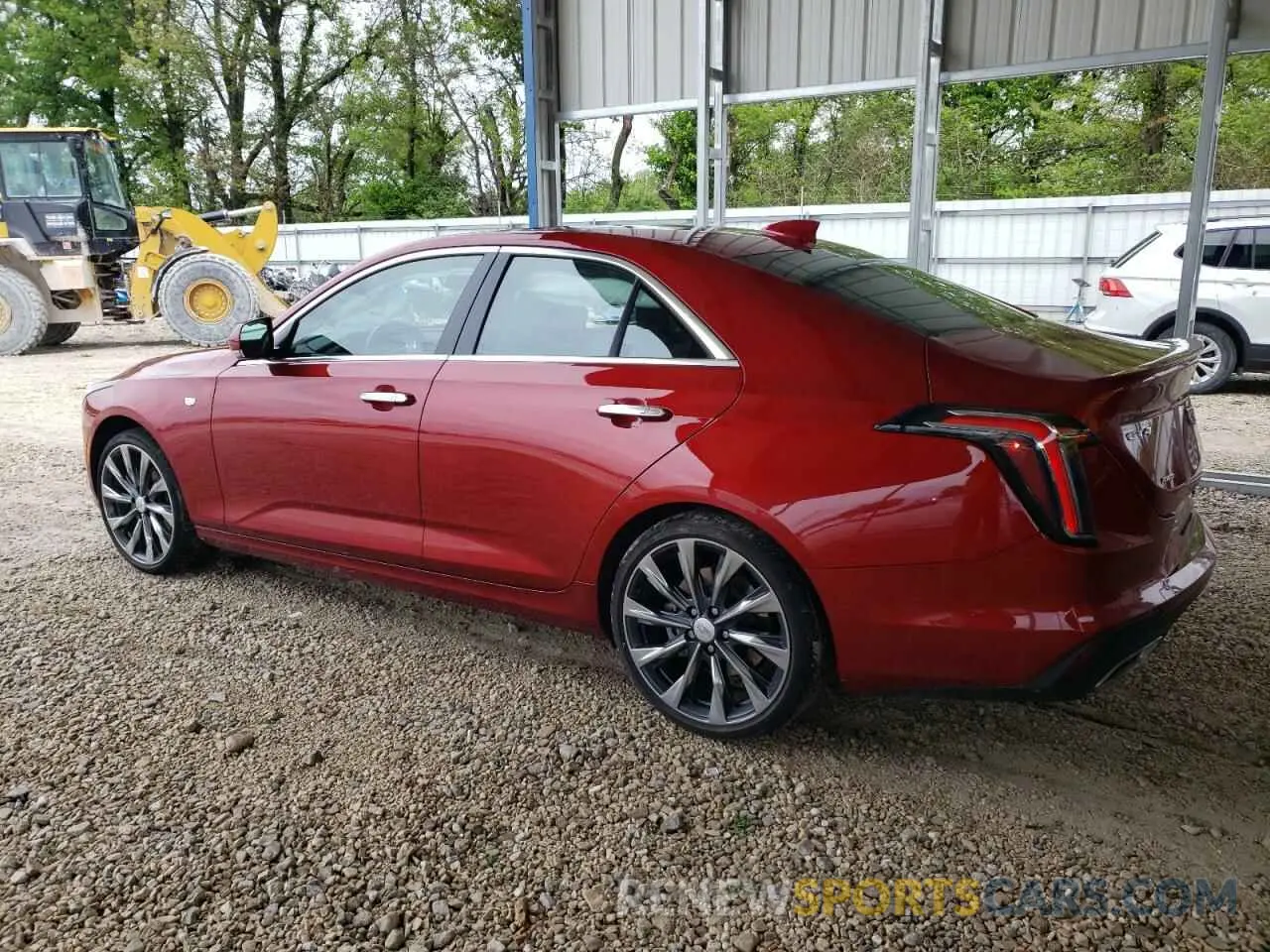 2 Photograph of a damaged car 1G6DK5RK6N0122286 CADILLAC CT4 2022