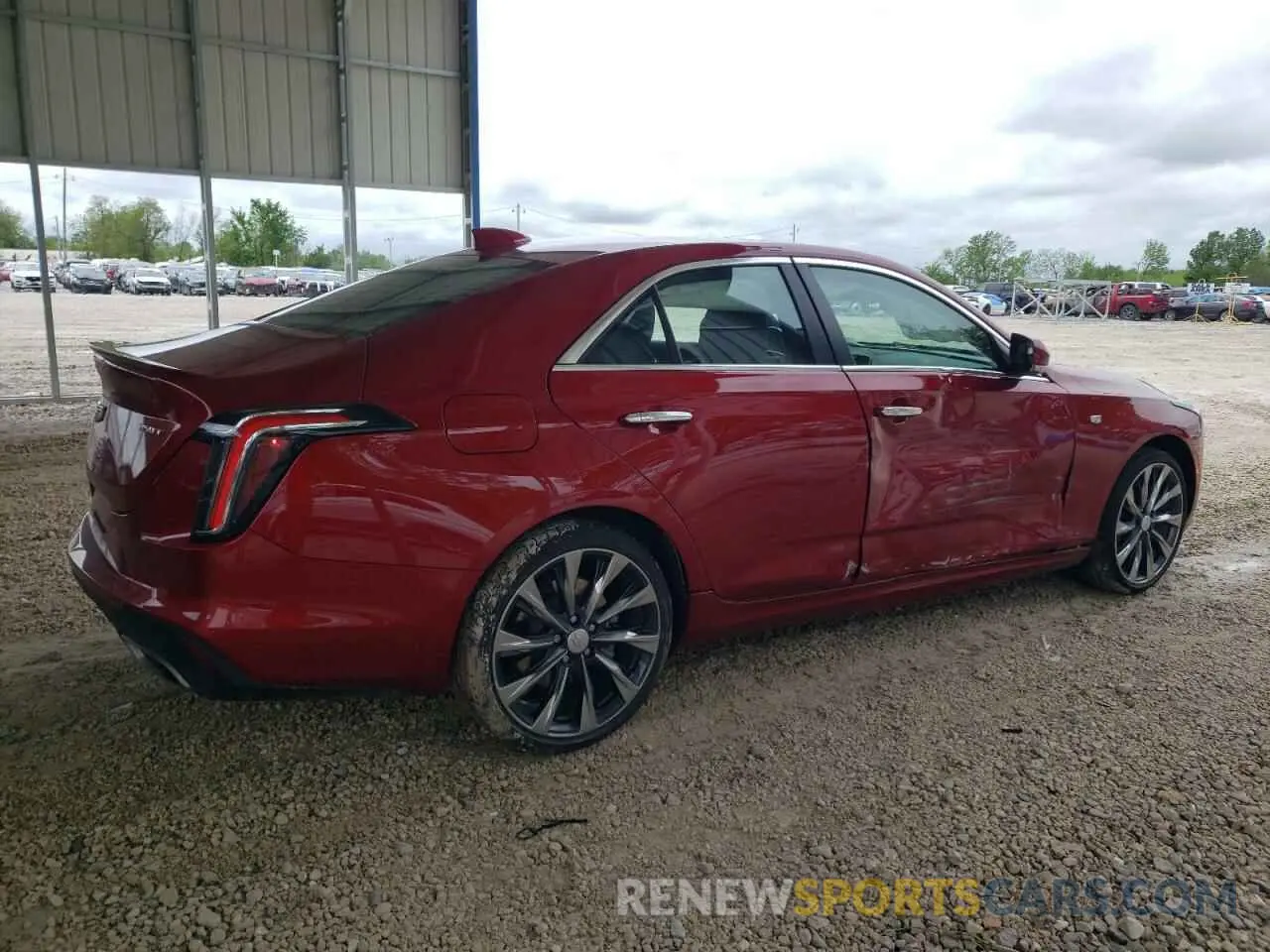 3 Photograph of a damaged car 1G6DK5RK6N0122286 CADILLAC CT4 2022