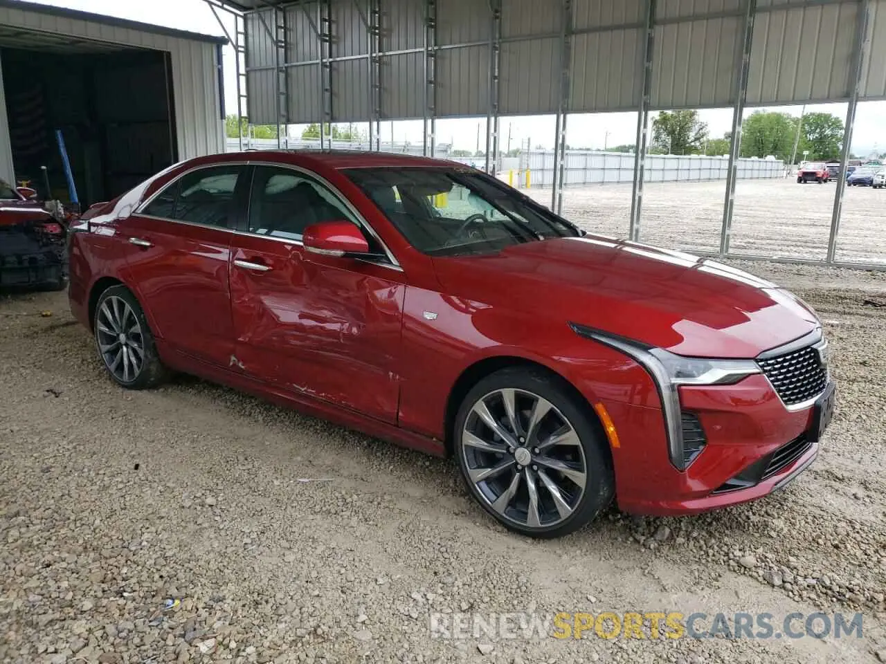 4 Photograph of a damaged car 1G6DK5RK6N0122286 CADILLAC CT4 2022