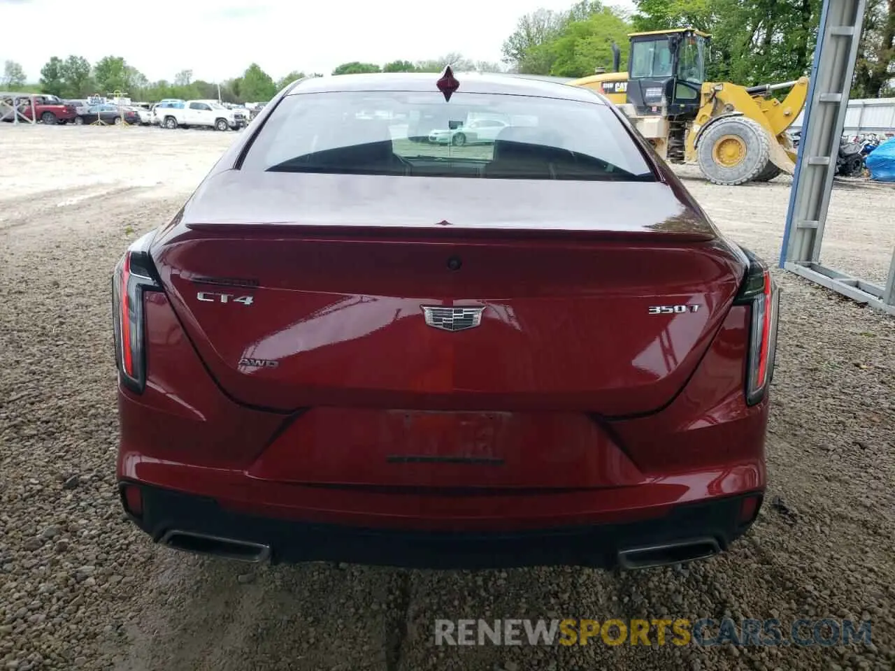 6 Photograph of a damaged car 1G6DK5RK6N0122286 CADILLAC CT4 2022