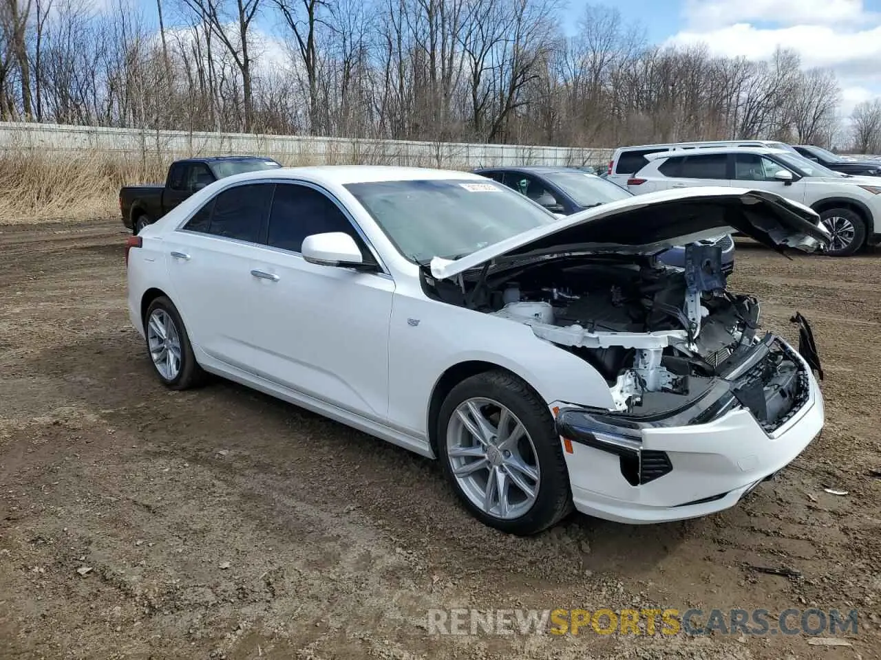 4 Photograph of a damaged car 1G6DA5RK0P0157878 CADILLAC CT4 2023