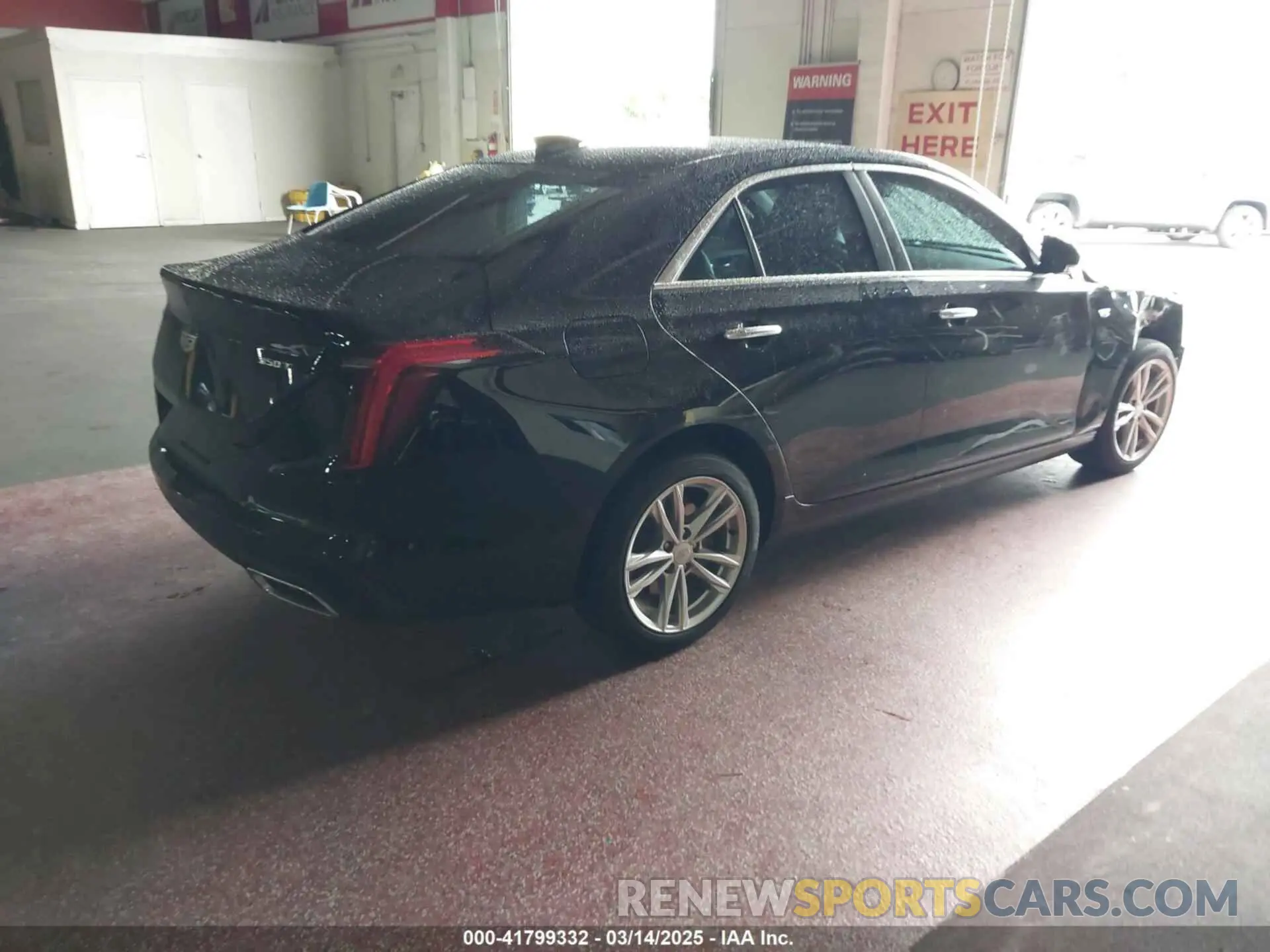 4 Photograph of a damaged car 1G6DA5RK3P0105516 CADILLAC CT4 2023