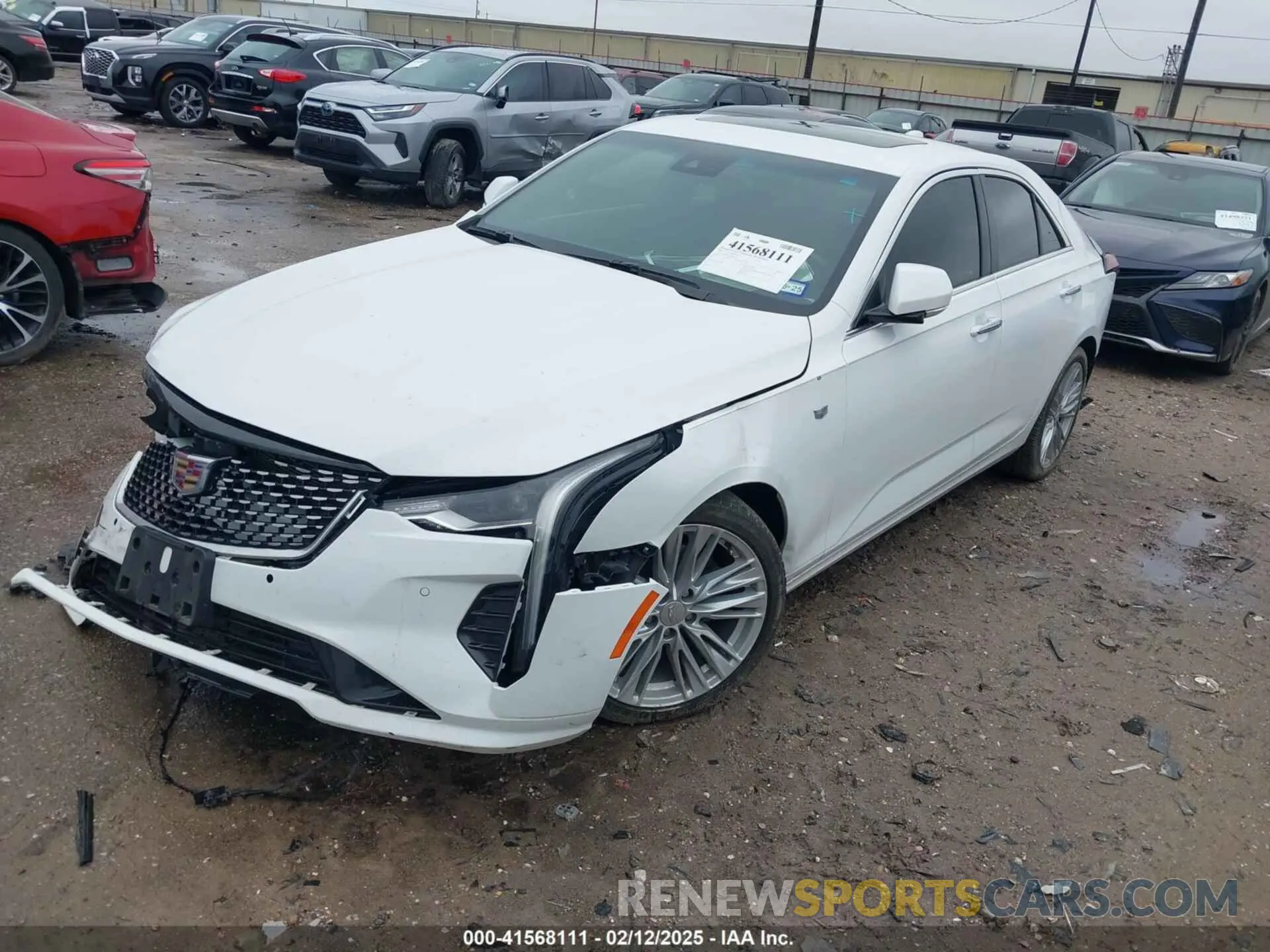 2 Photograph of a damaged car 1G6DB5RK1P0129620 CADILLAC CT4 2023