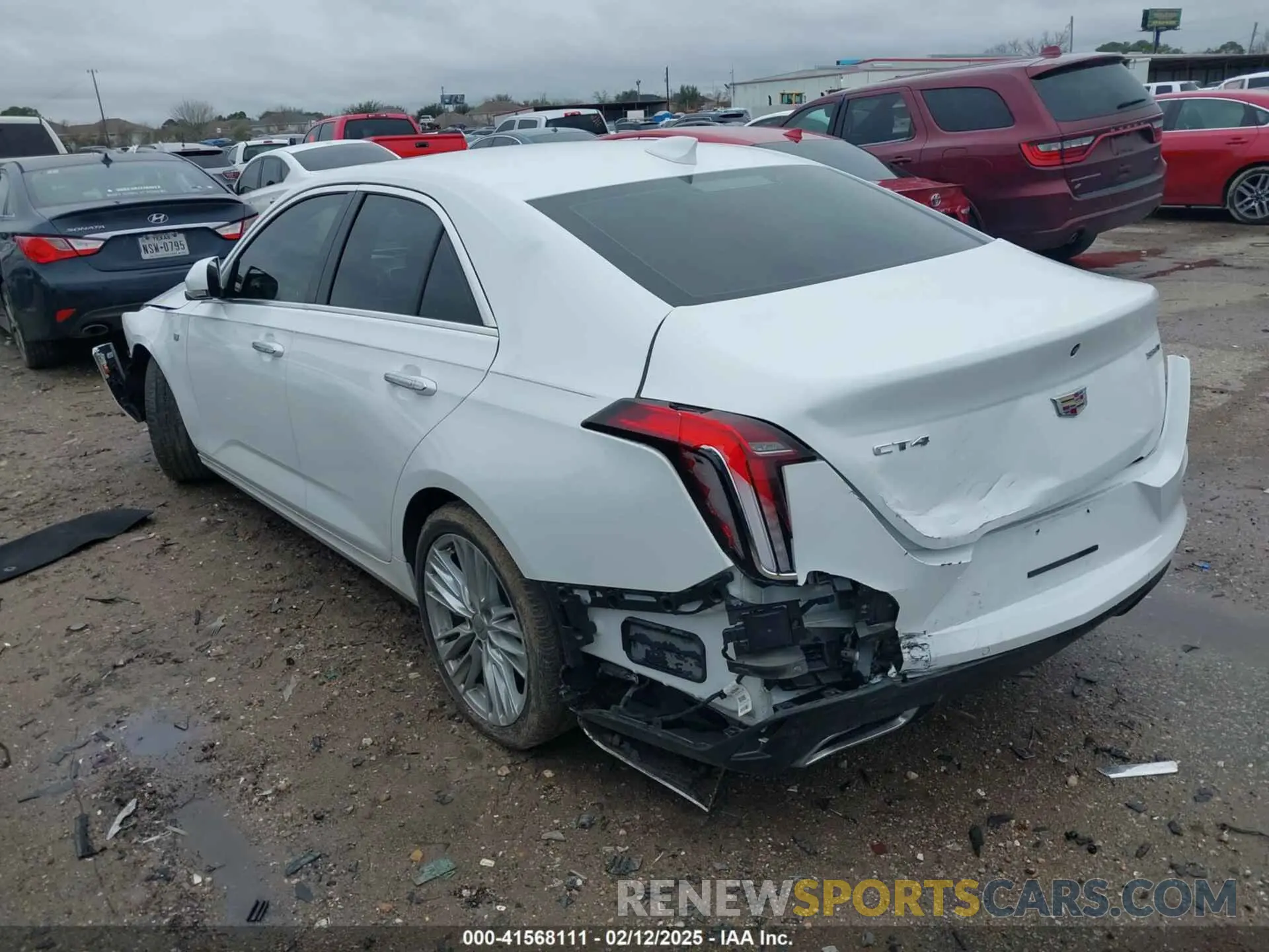 3 Photograph of a damaged car 1G6DB5RK1P0129620 CADILLAC CT4 2023
