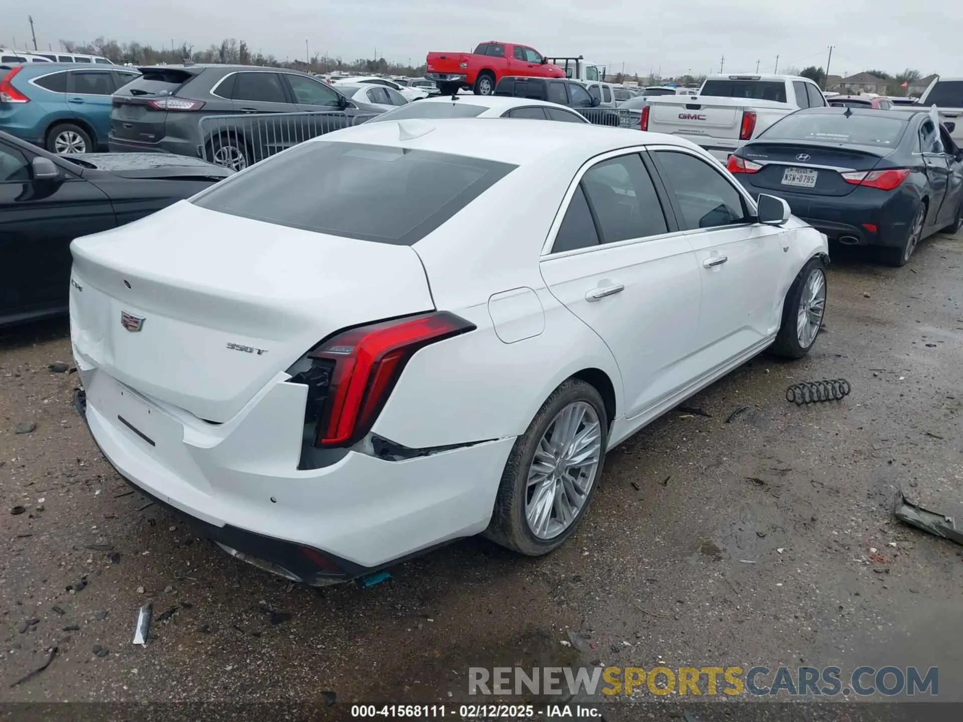 4 Photograph of a damaged car 1G6DB5RK1P0129620 CADILLAC CT4 2023