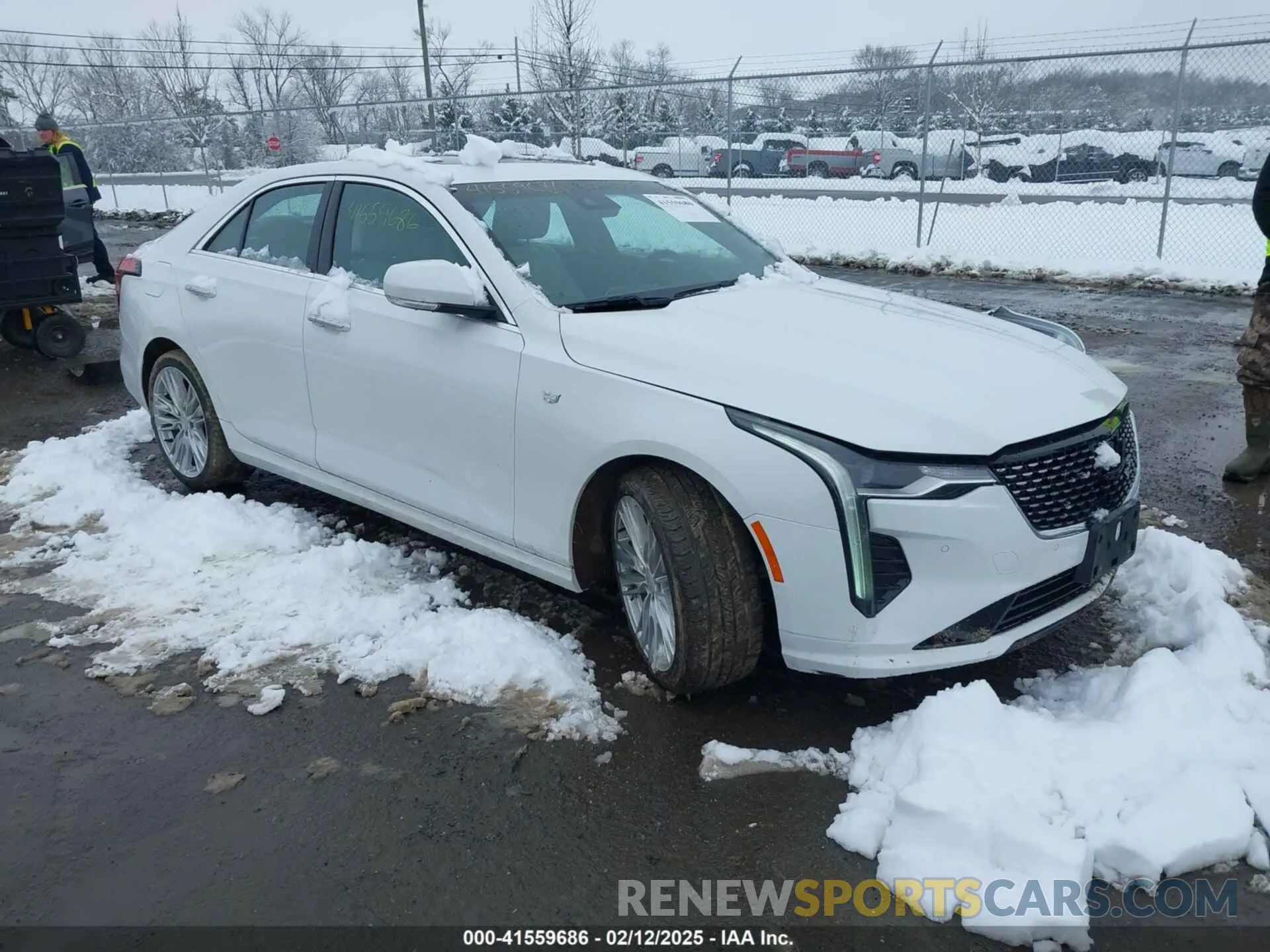 1 Photograph of a damaged car 1G6DB5RK8P0115326 CADILLAC CT4 2023