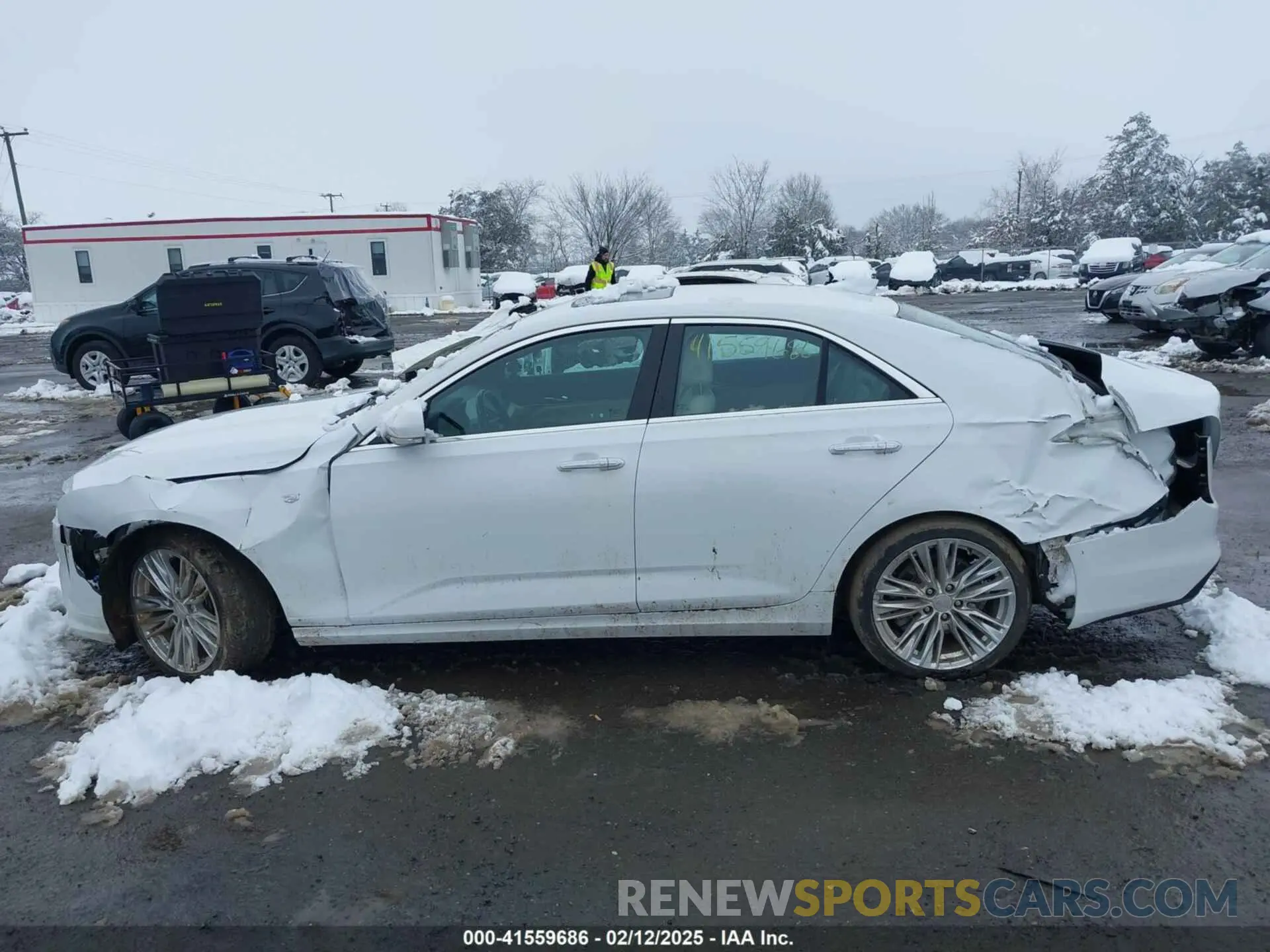 14 Photograph of a damaged car 1G6DB5RK8P0115326 CADILLAC CT4 2023