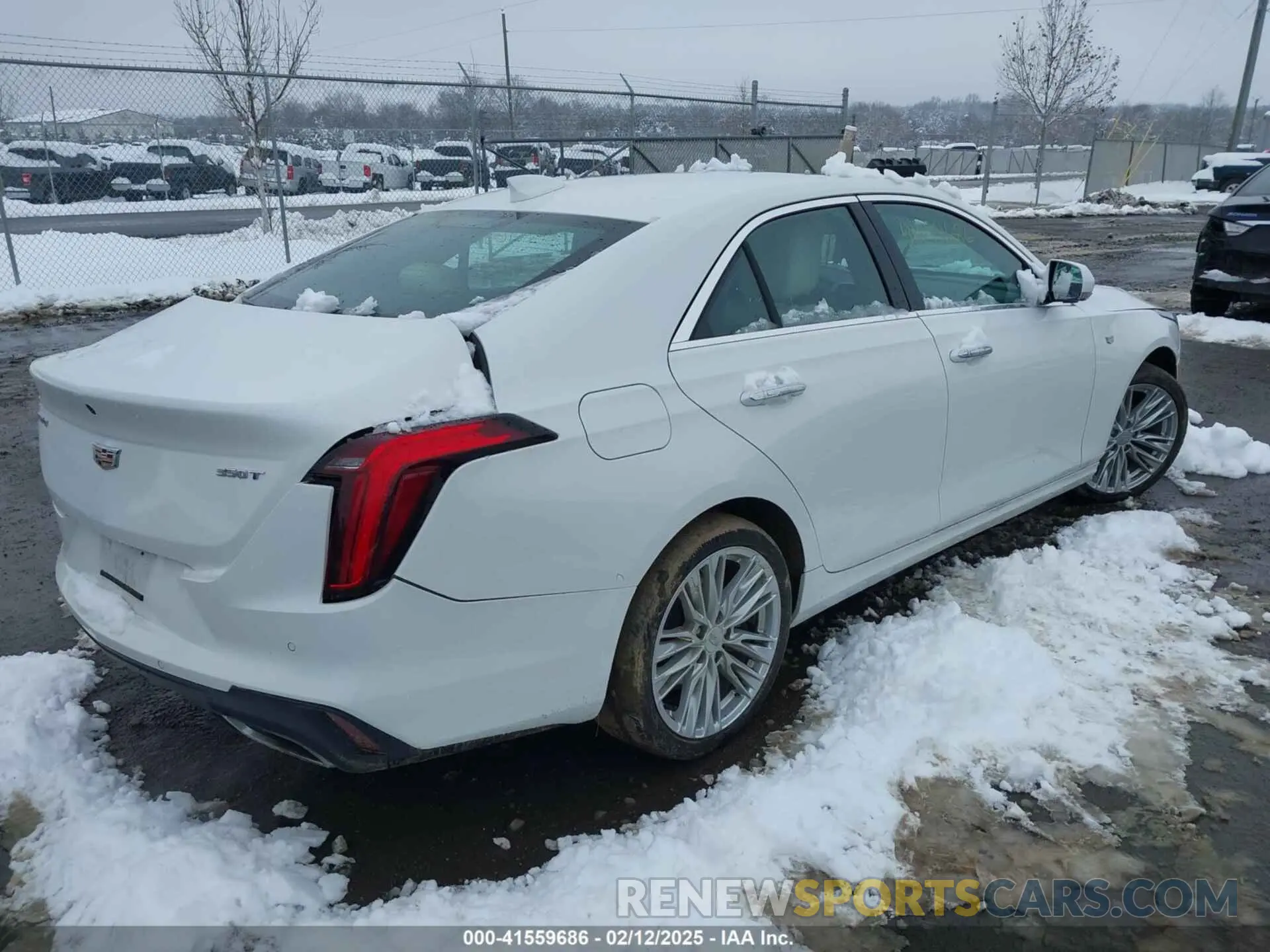 4 Photograph of a damaged car 1G6DB5RK8P0115326 CADILLAC CT4 2023