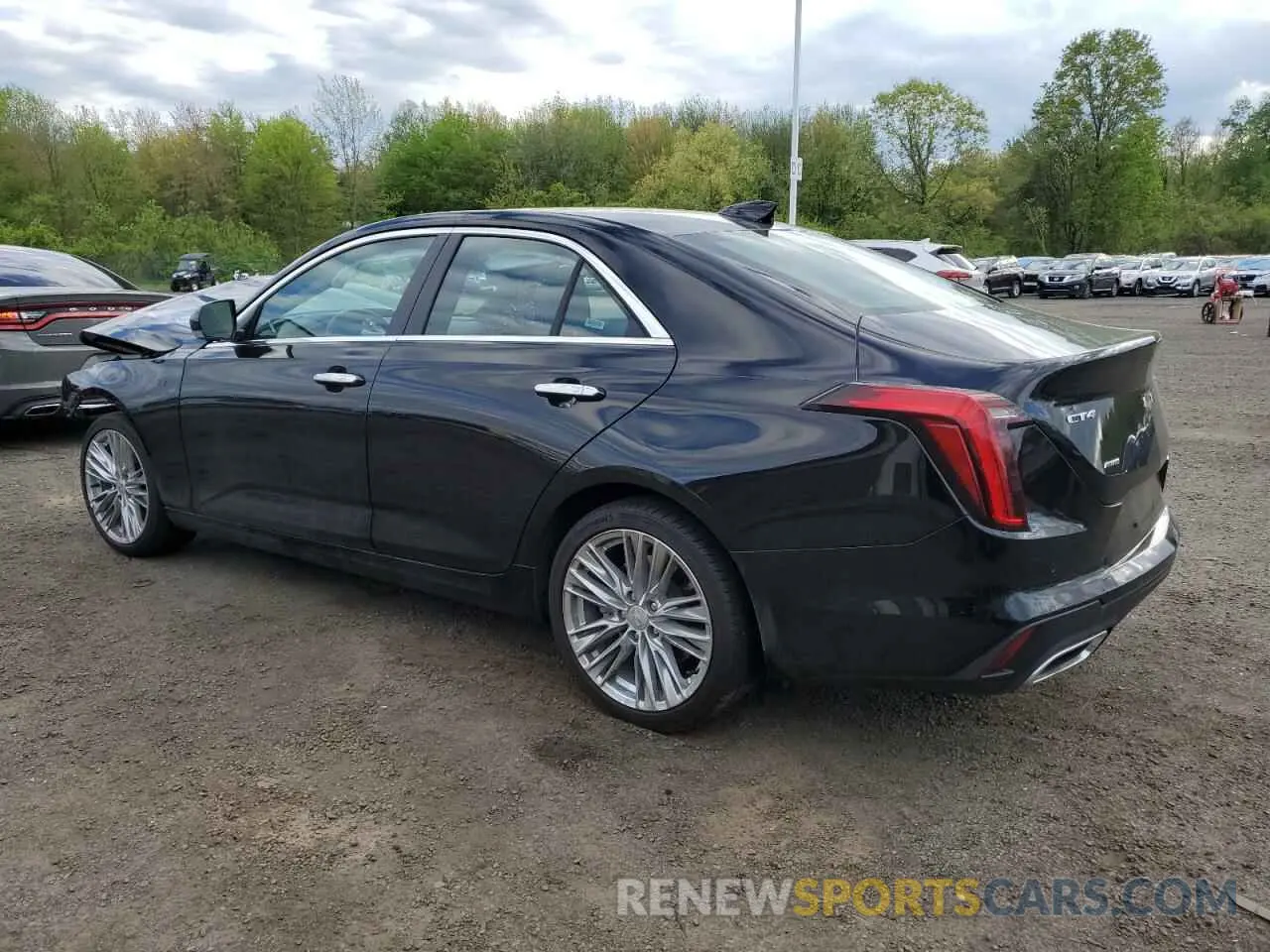 2 Photograph of a damaged car 1G6DF5RK3P0119899 CADILLAC CT4 2023