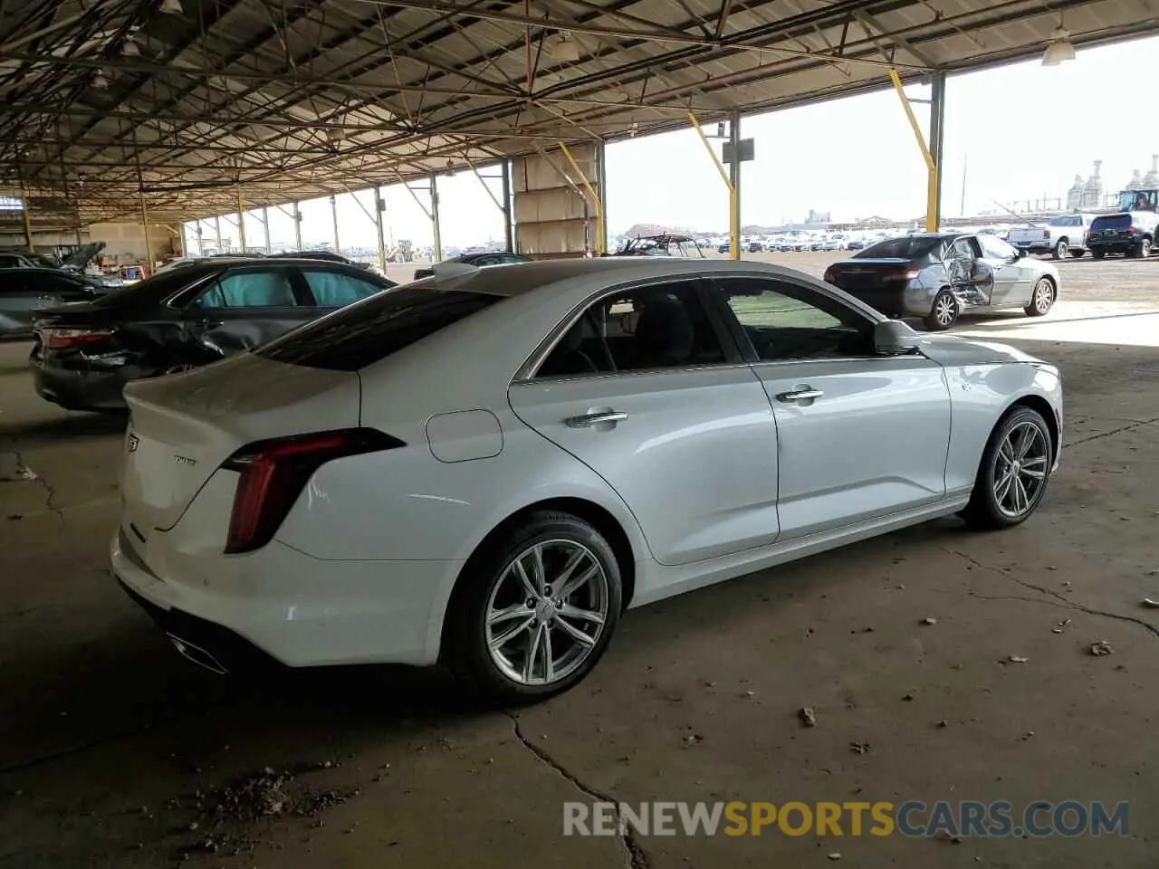 3 Photograph of a damaged car 1G6DJ5RK0P0156746 CADILLAC CT4 2023