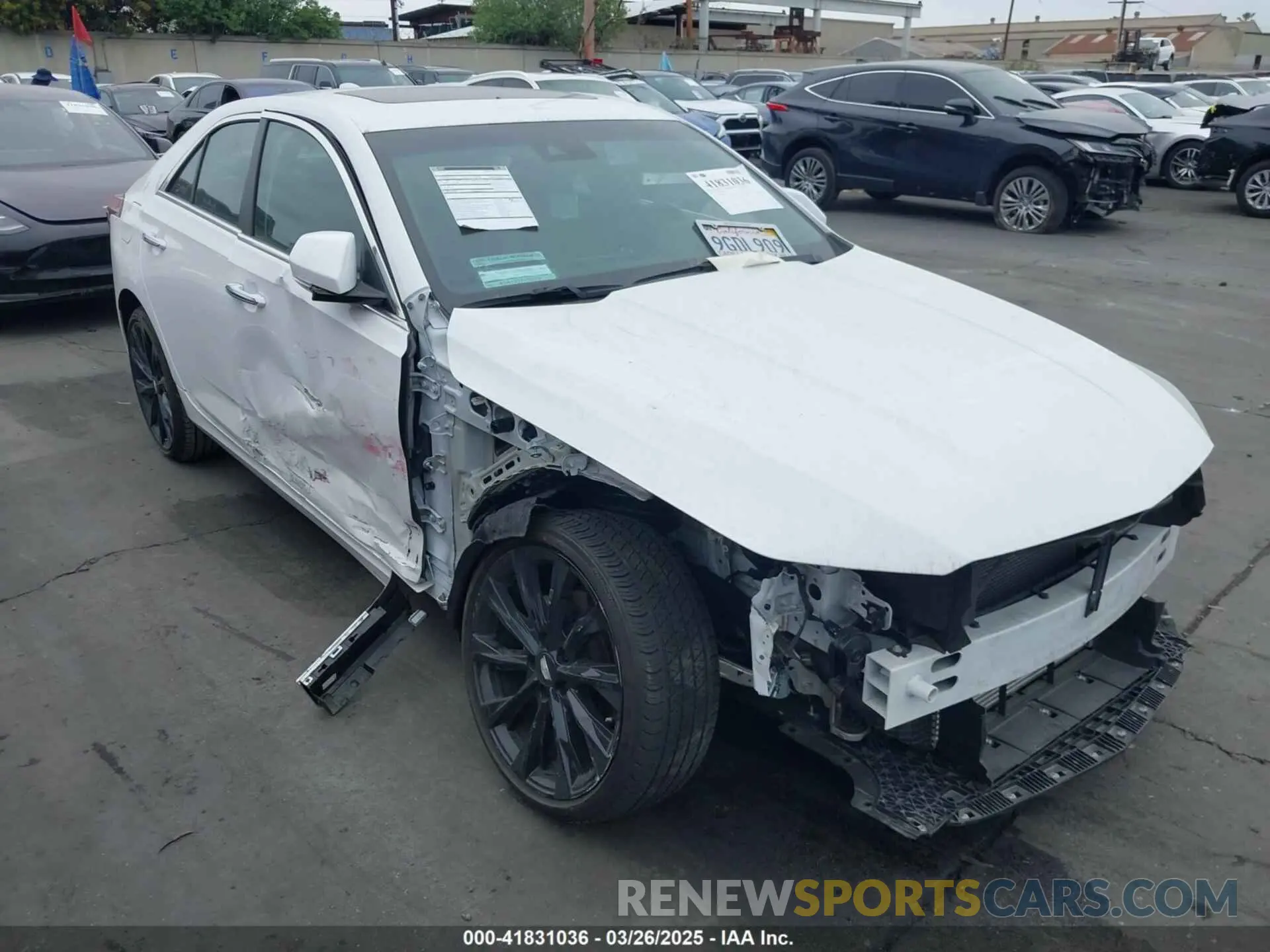 1 Photograph of a damaged car 1G6DJ5RK3P0113745 CADILLAC CT4 2023
