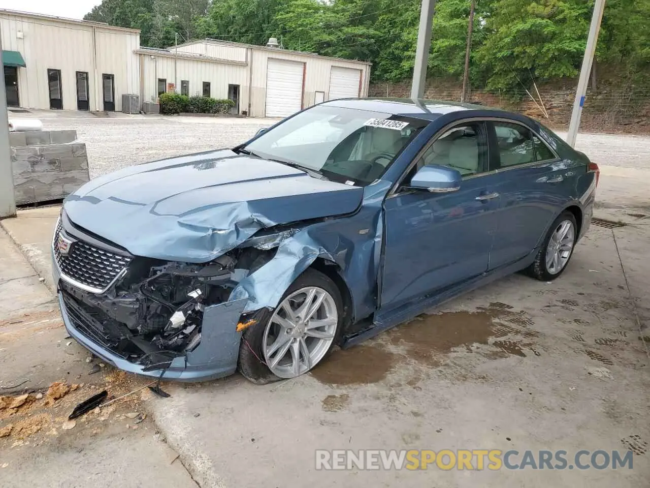 1 Photograph of a damaged car 1G6DJ5RK3P0140749 CADILLAC CT4 2023