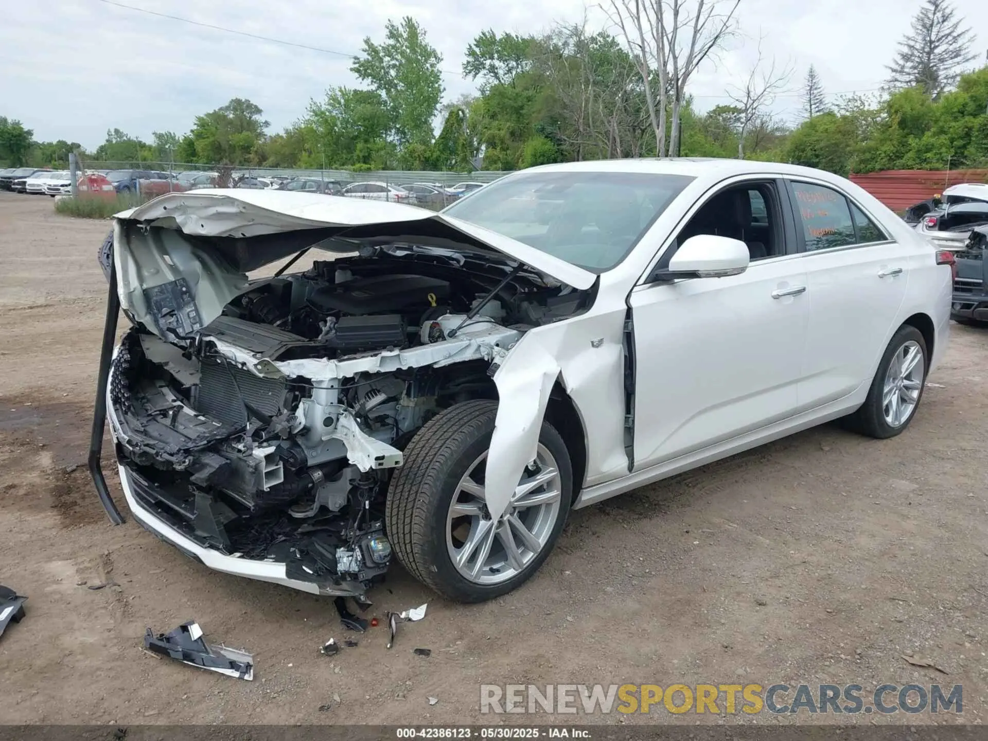 2 Photograph of a damaged car 1G6DK5RK2P0108016 CADILLAC CT4 2023