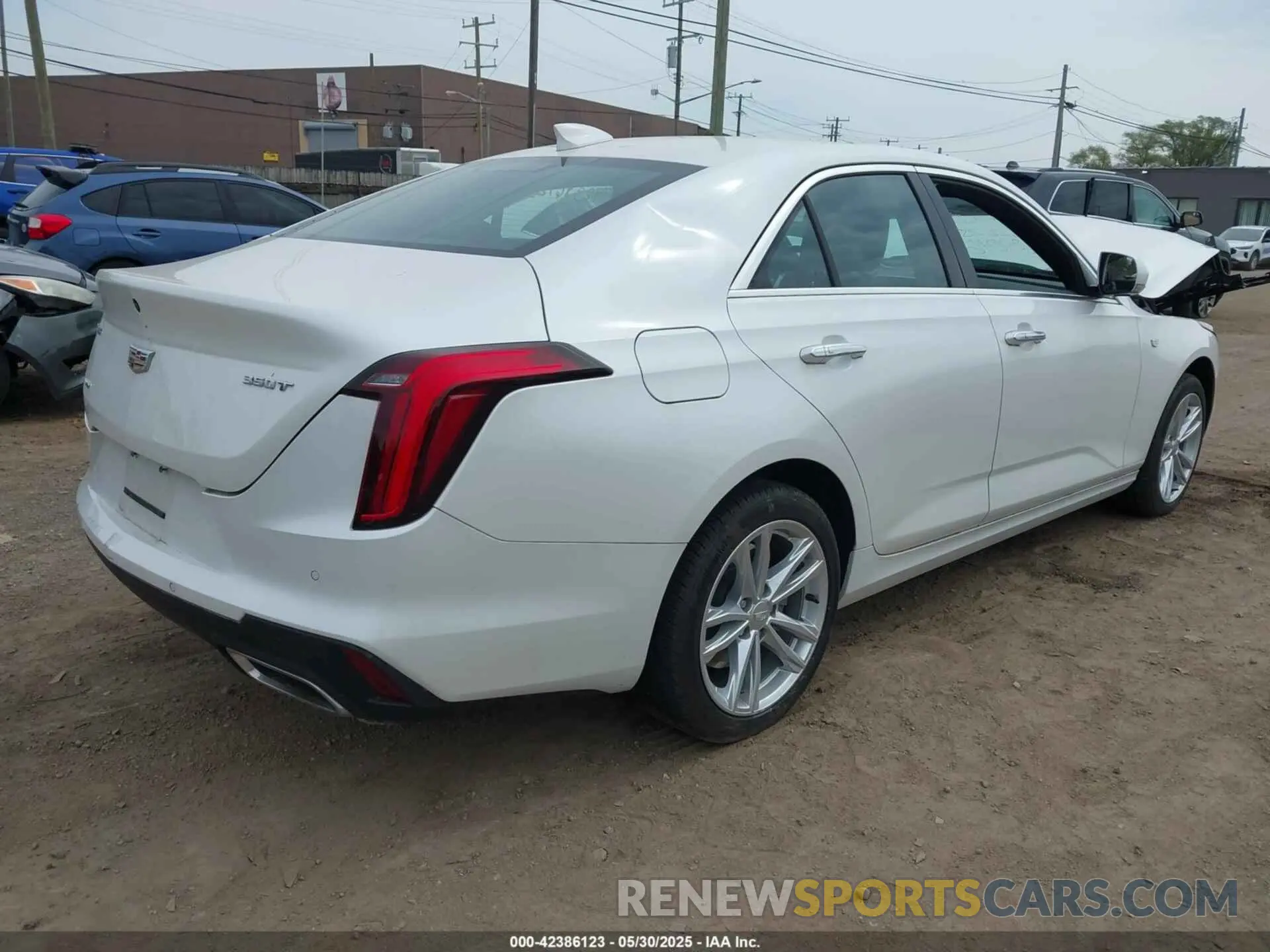4 Photograph of a damaged car 1G6DK5RK2P0108016 CADILLAC CT4 2023