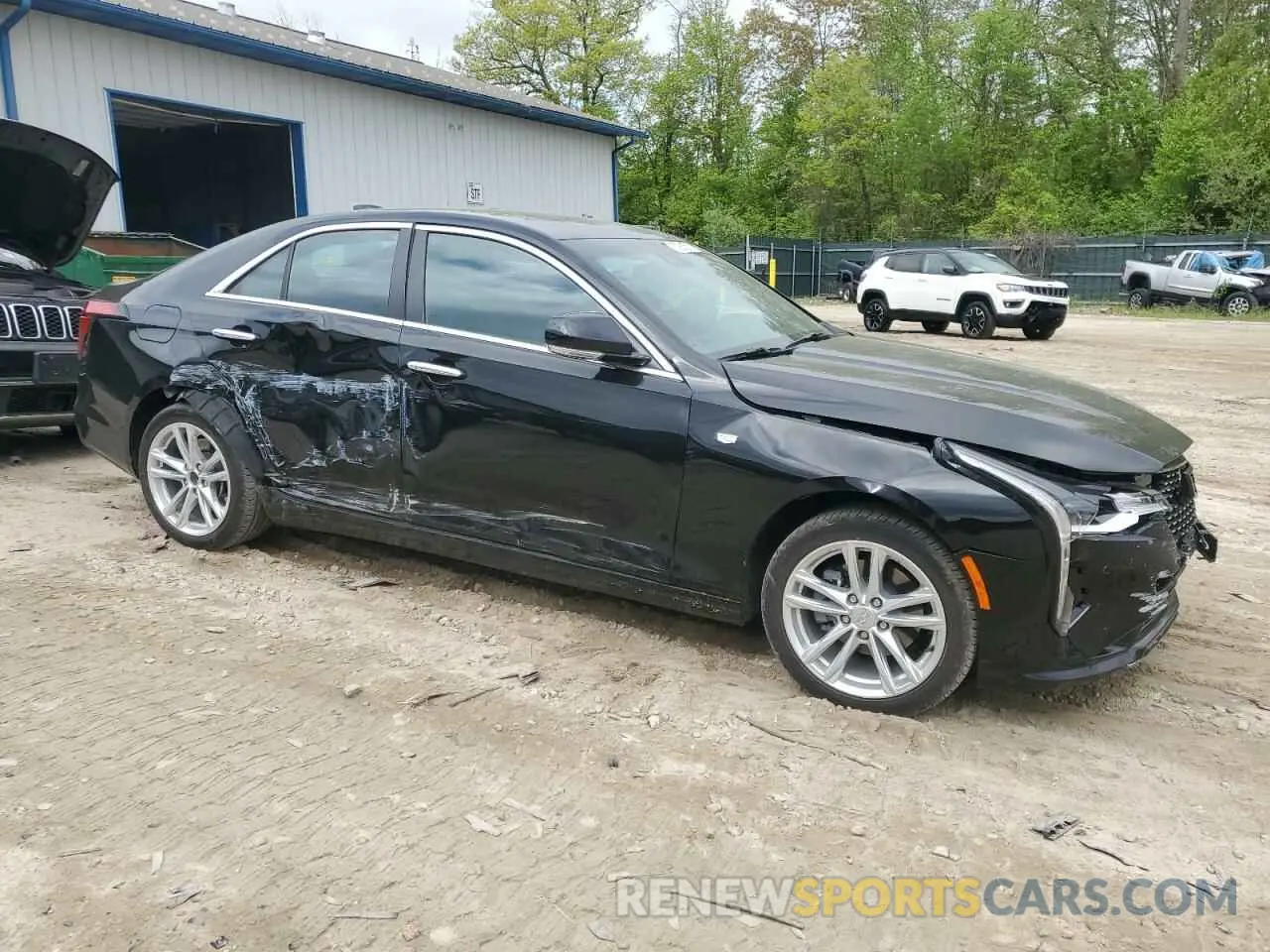 4 Photograph of a damaged car 1G6DK5RK9P0116548 CADILLAC CT4 2023