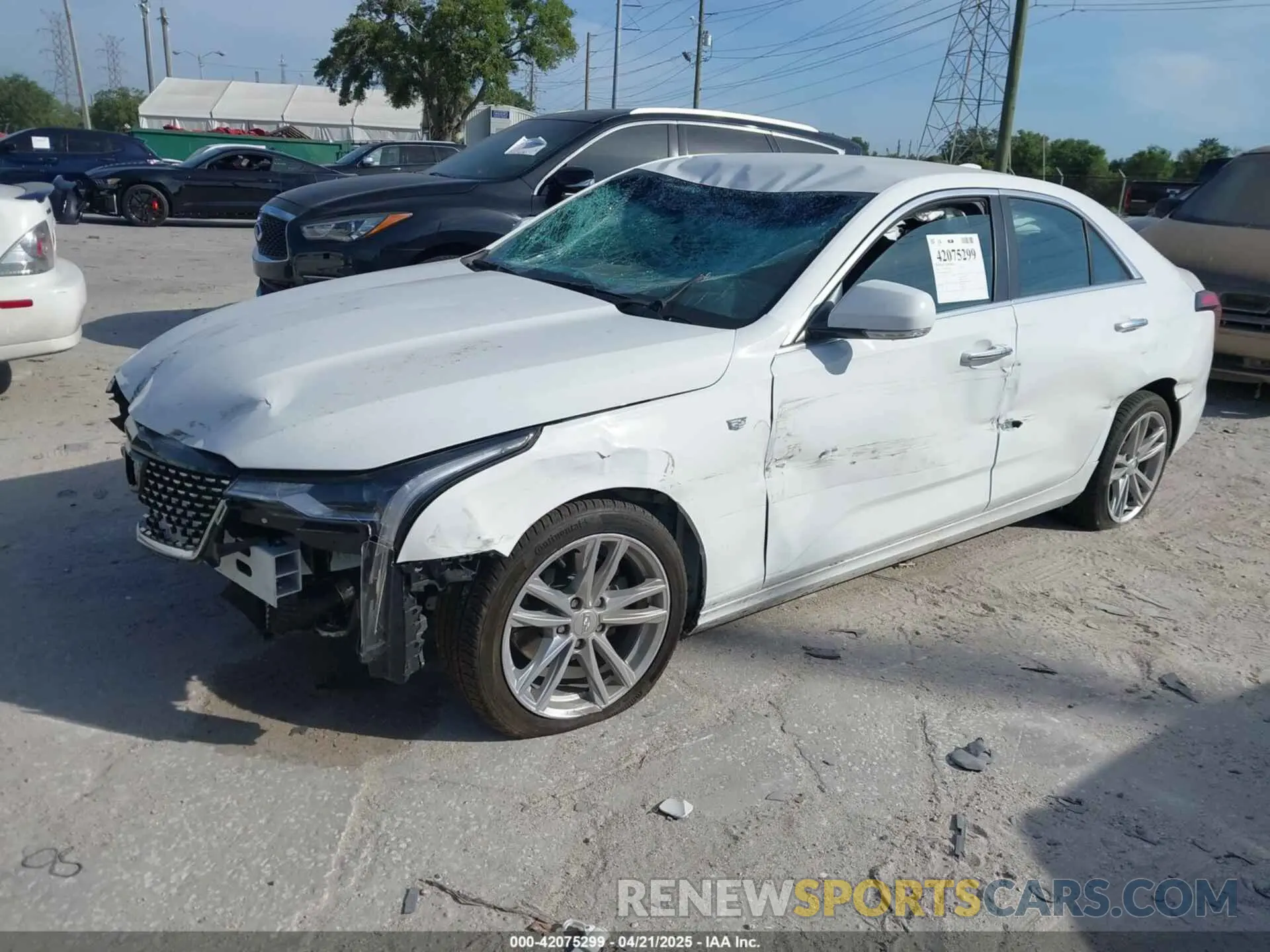 2 Photograph of a damaged car 1G6DA5RK2R0124982 CADILLAC CT4 2024