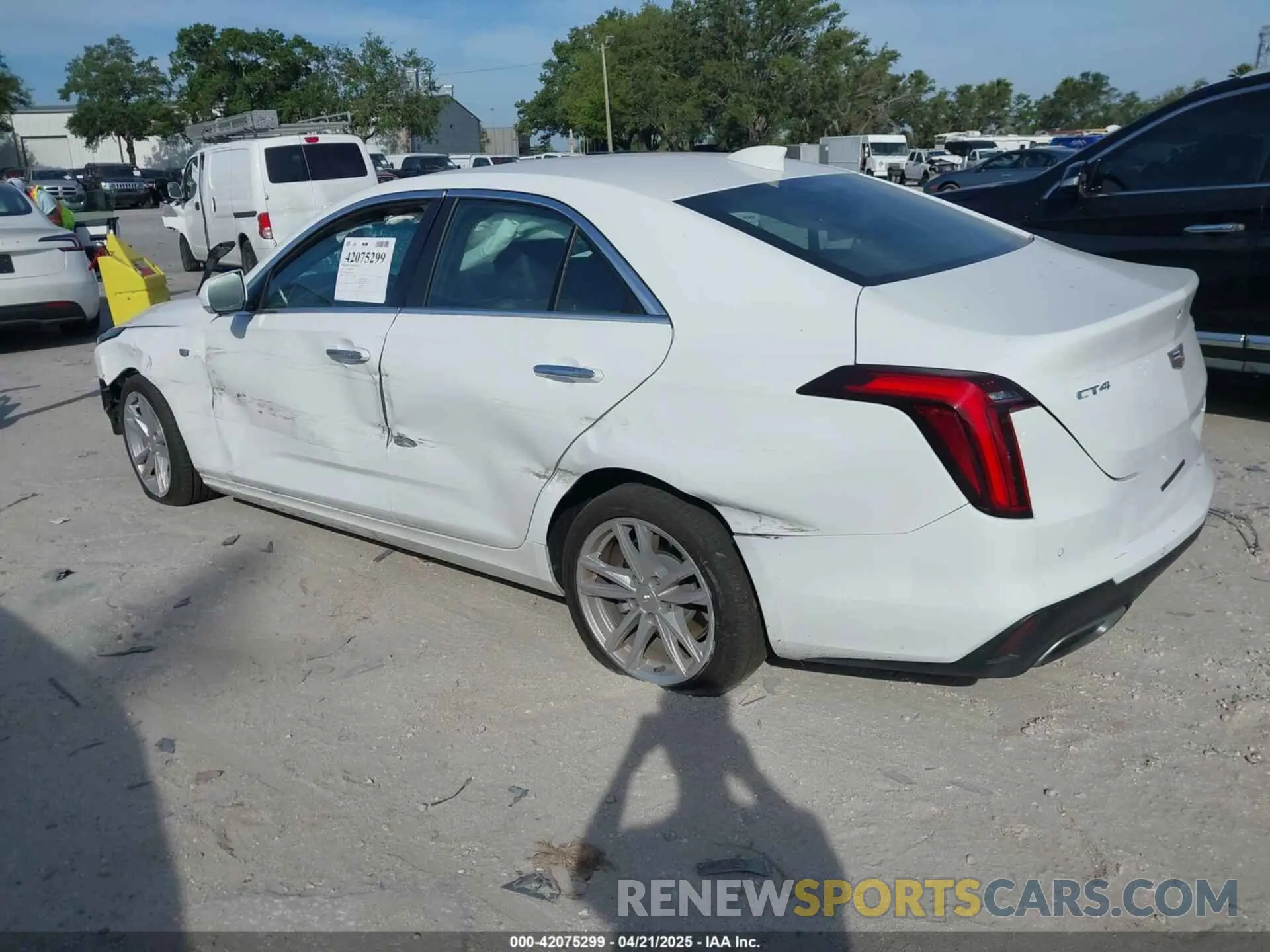 3 Photograph of a damaged car 1G6DA5RK2R0124982 CADILLAC CT4 2024